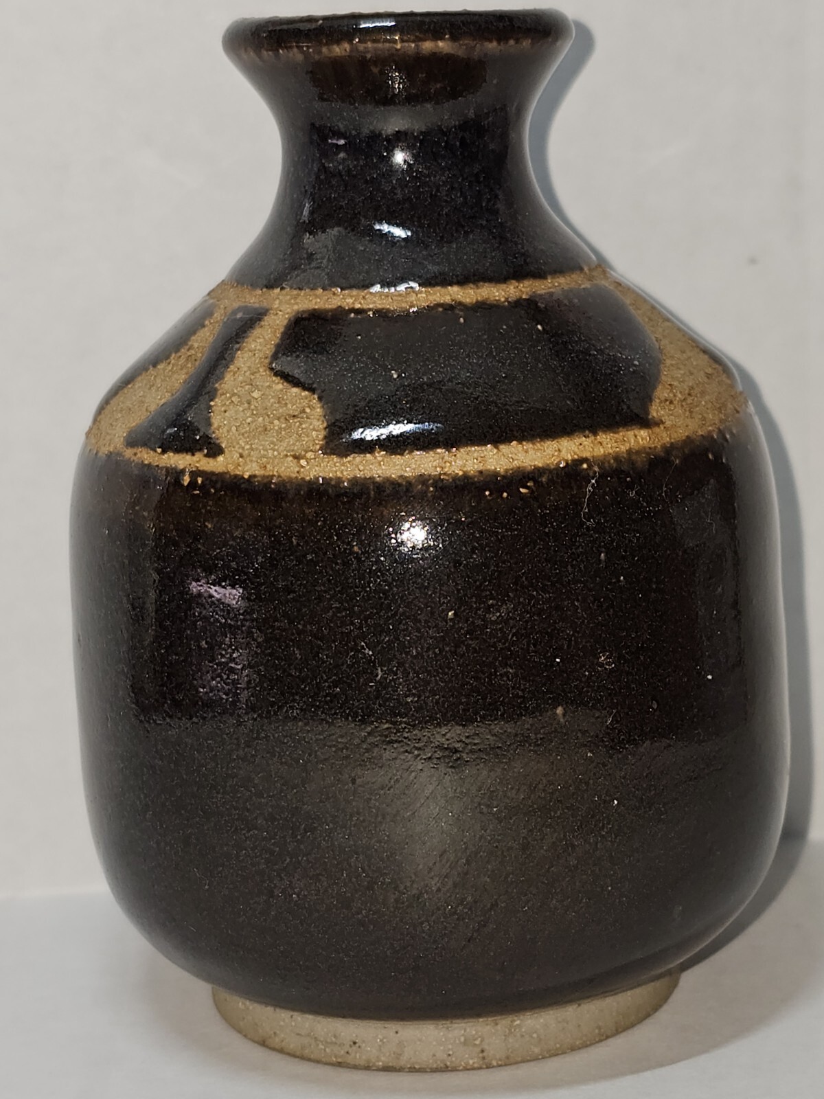 Original Aspen Art Potter Vase Handcrafted 4.5″ tall x 3″ Wide Colorado Signed
