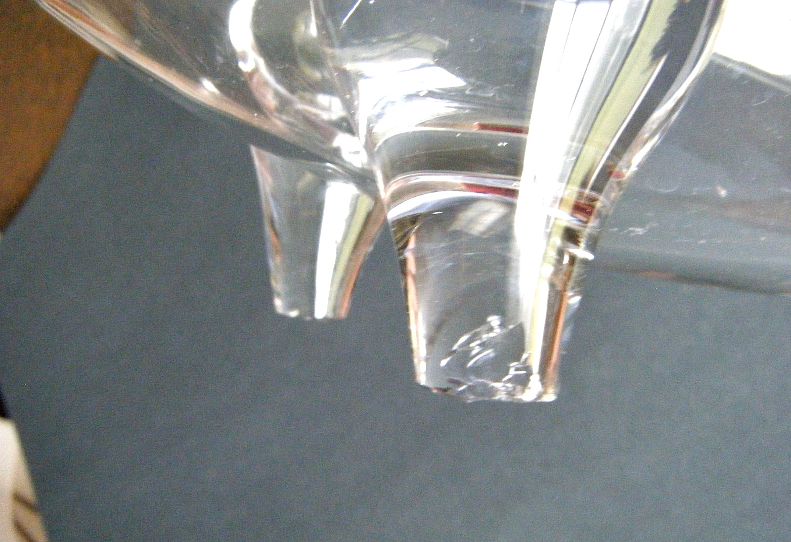 Vintage 70s Hand Blown Blenko Art Glass Winslow Anderson Fish Vase Huge 20″