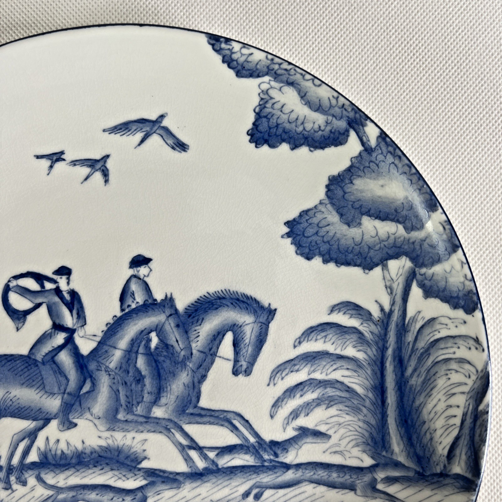 Hunting Scene Porcelain Plate Andrea by Sadek