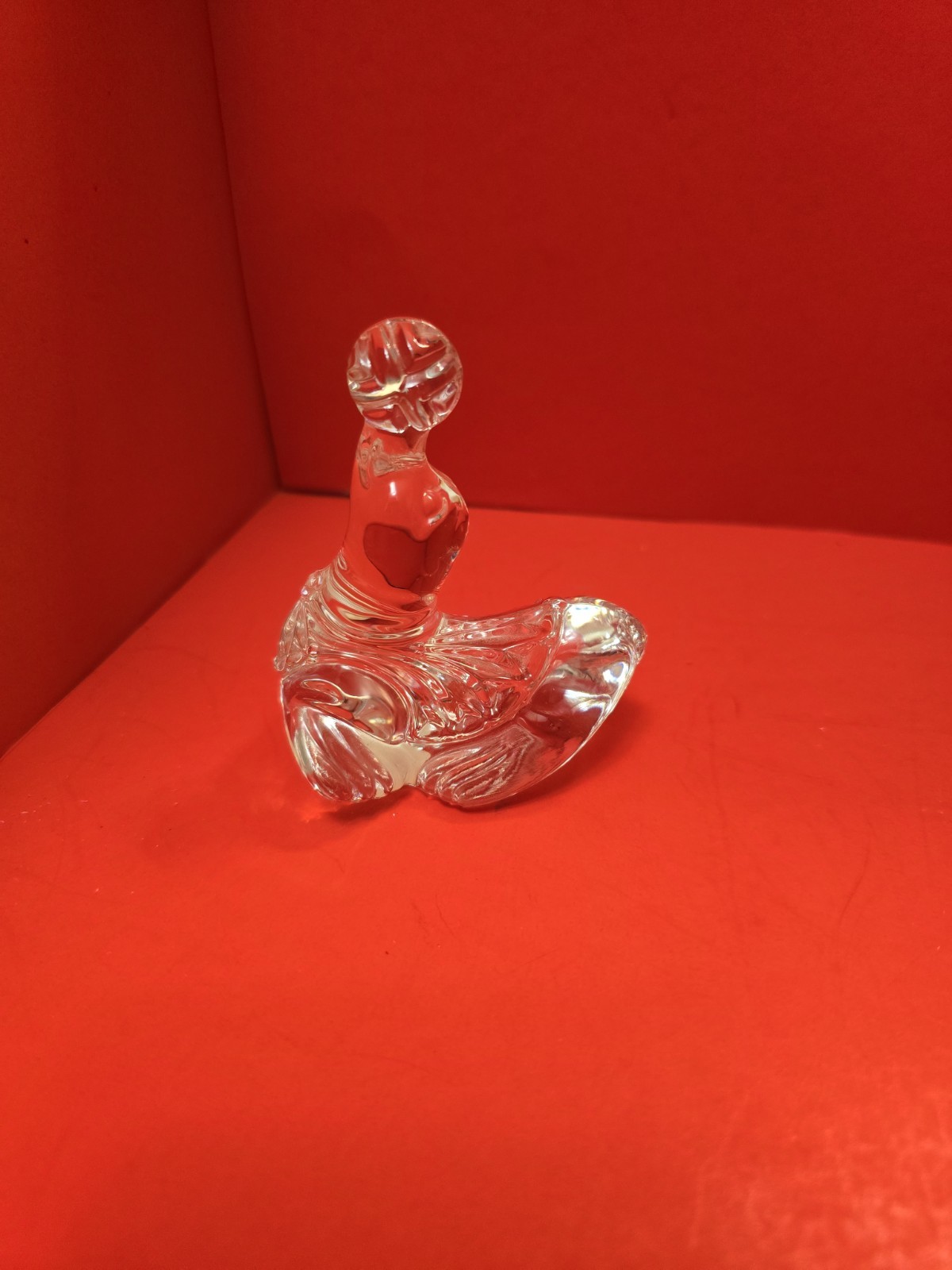 Vintage Crystal Seal W Ball Princess House Treasures Germany 24% Lead Crystal