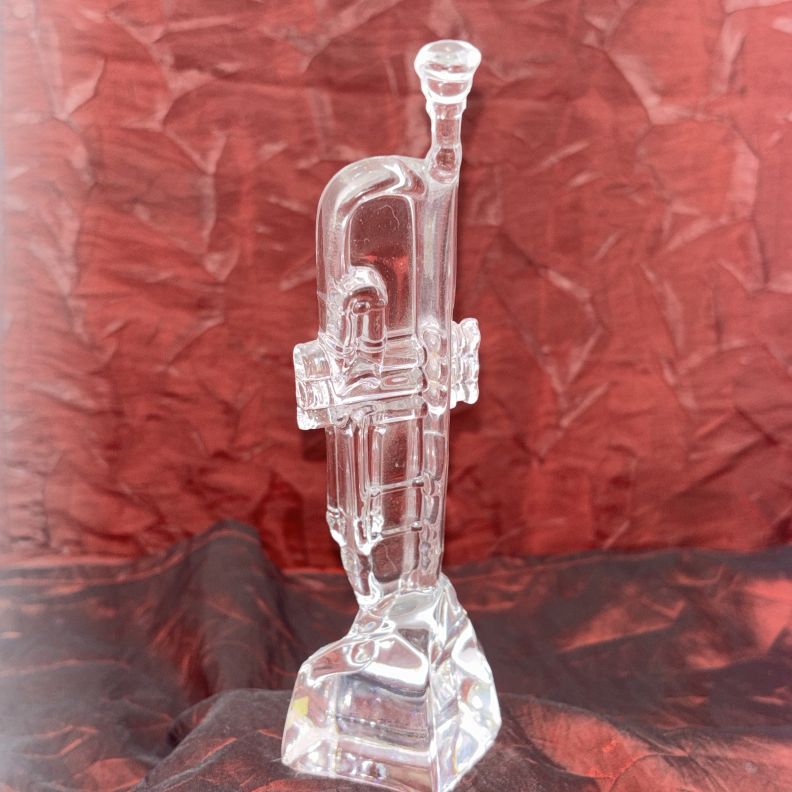Princess House Concert Collection 24% Crystal Cello Trumpet Saxophone France EUC