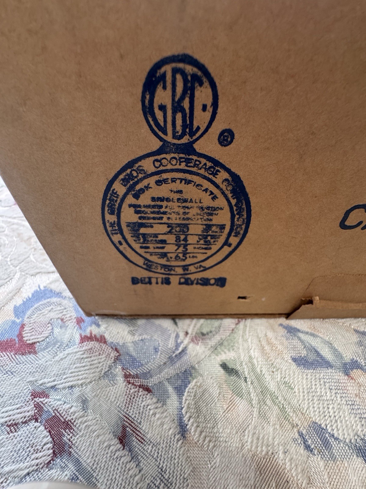 Vintage 1960s Glass Hurricane Candle Lamp Set Louie Glass Co With Original Box