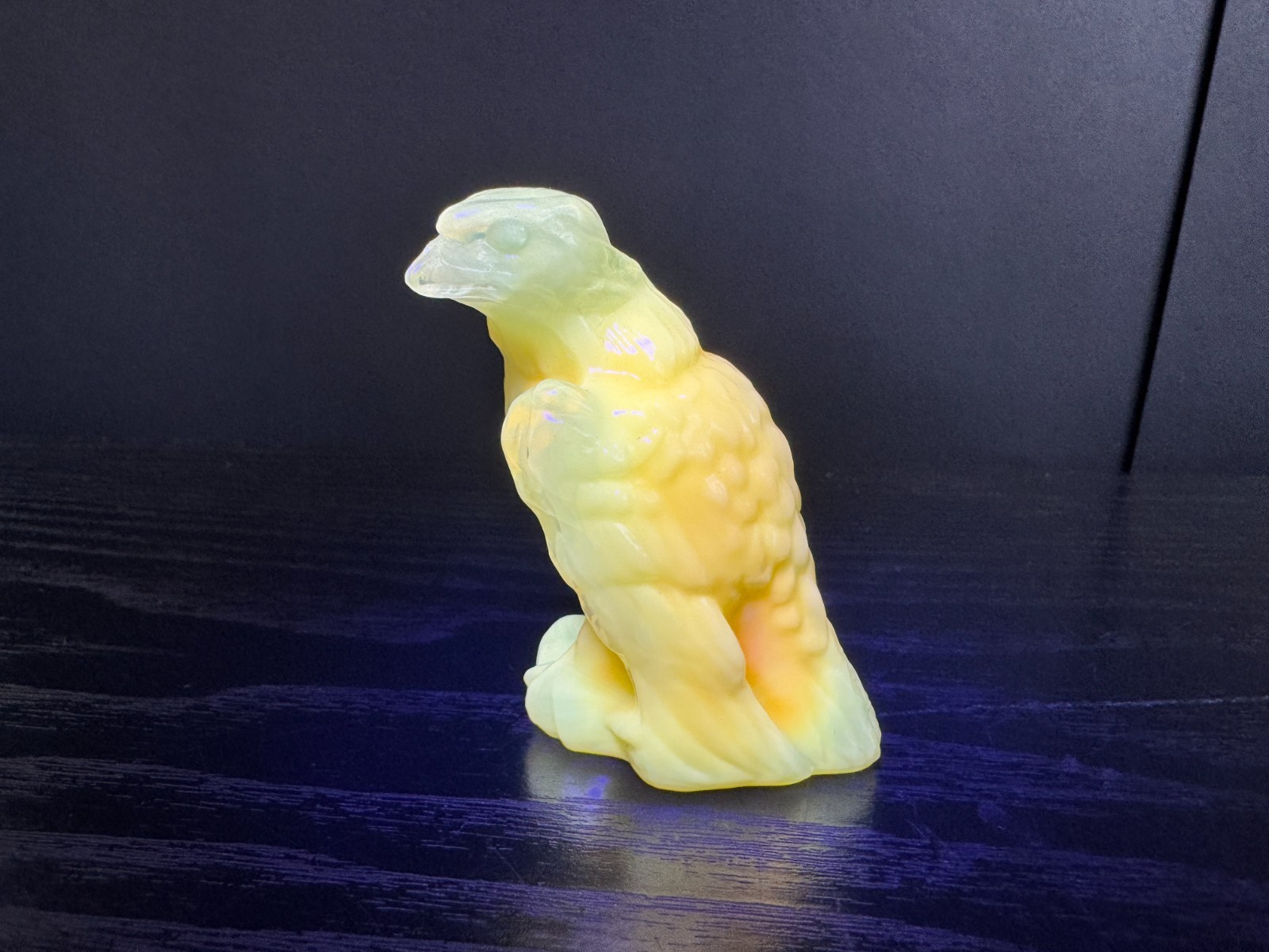 Cadmium Glass Boyd Bernie the Eagle in Banana Cream 25th November 1994 Yellow