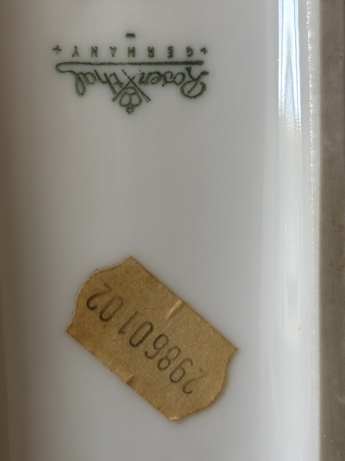 Rosenthal Studio Line Martin Freyer White Porcelain Midcentury Modern Style Vase