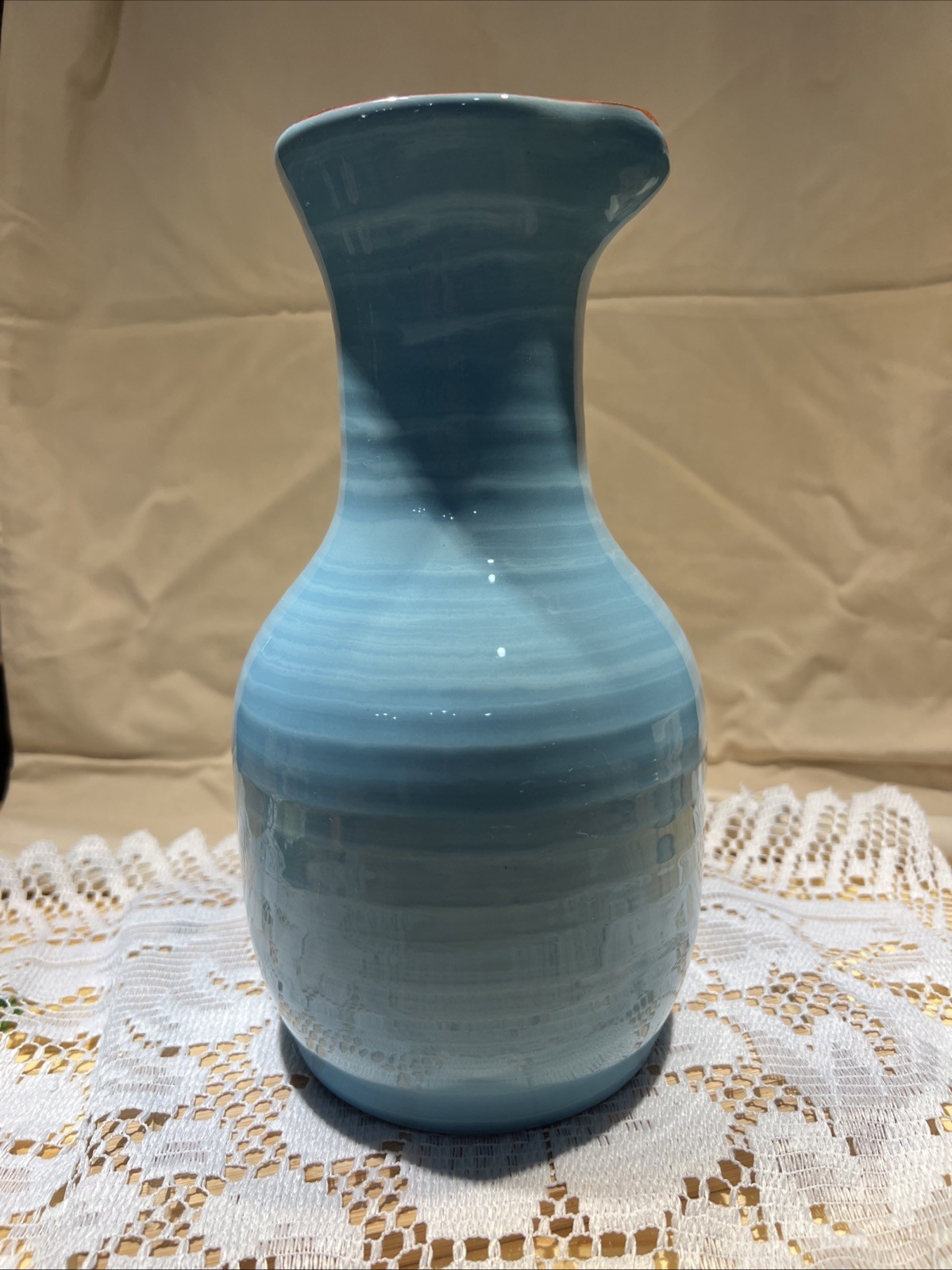 Large Redware Vase/decanter