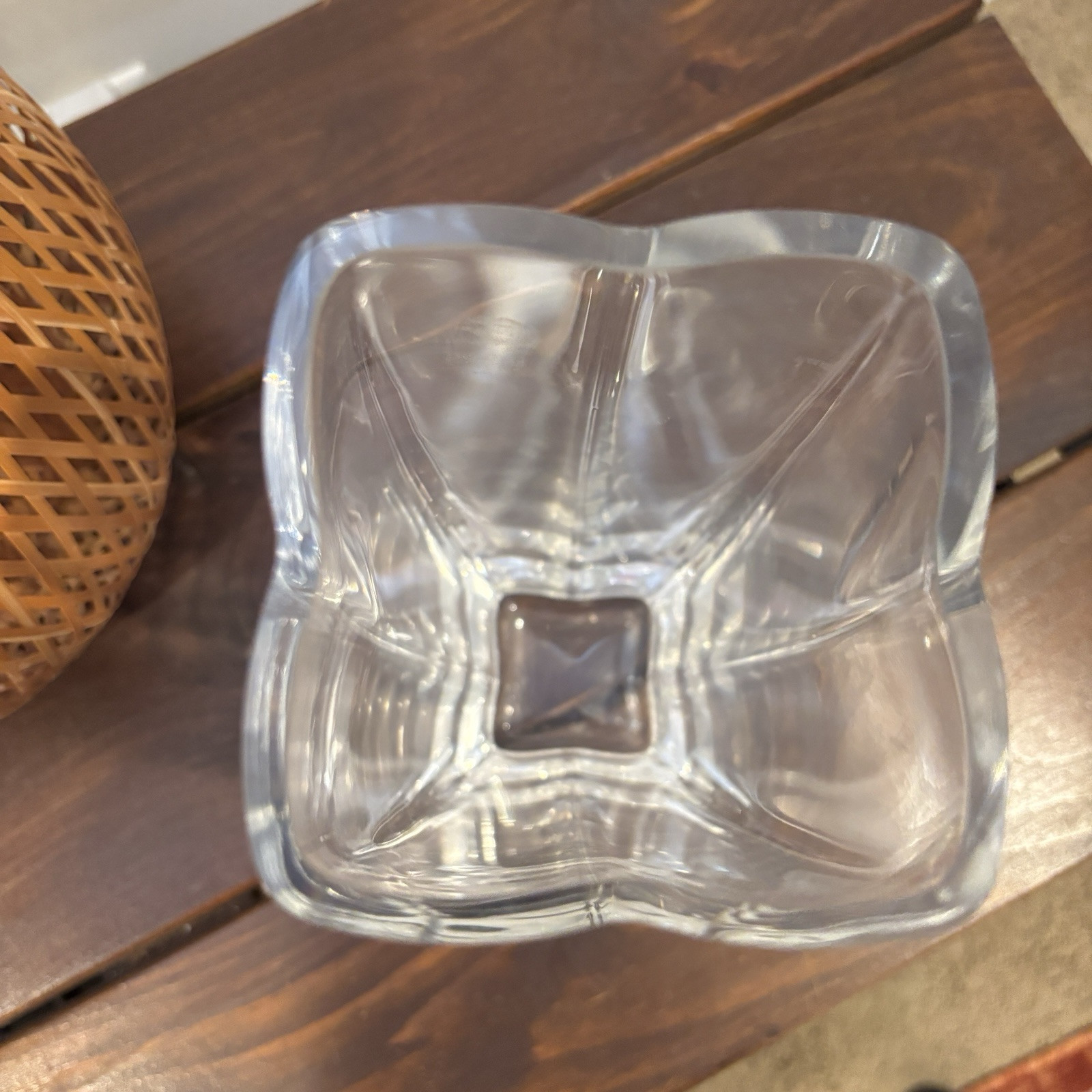CRISTALLERIA EUROPA Vase Made in Italy 11.5″ Classic Crystal Modern
