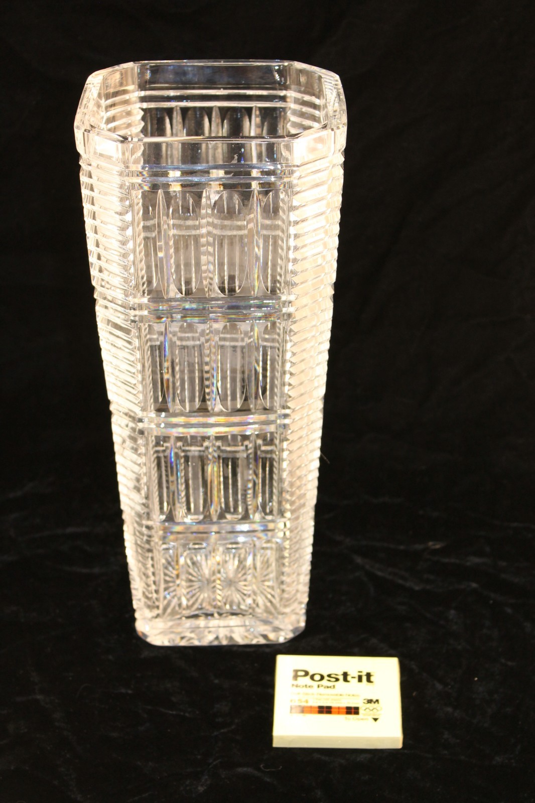 Waterford Crystal Vase 1/1 Signed Jim O’Leary 1993 Master Cutter 14”
