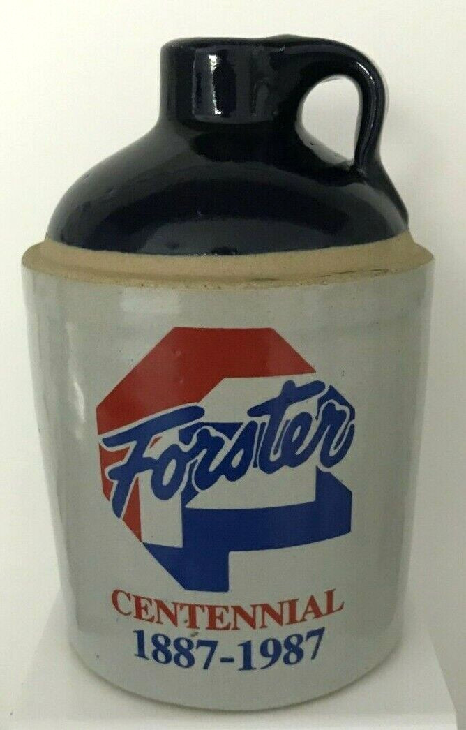 Vintage Forster Centennial 1887-1987 Pure Maple Syrup Mini Crock Jug