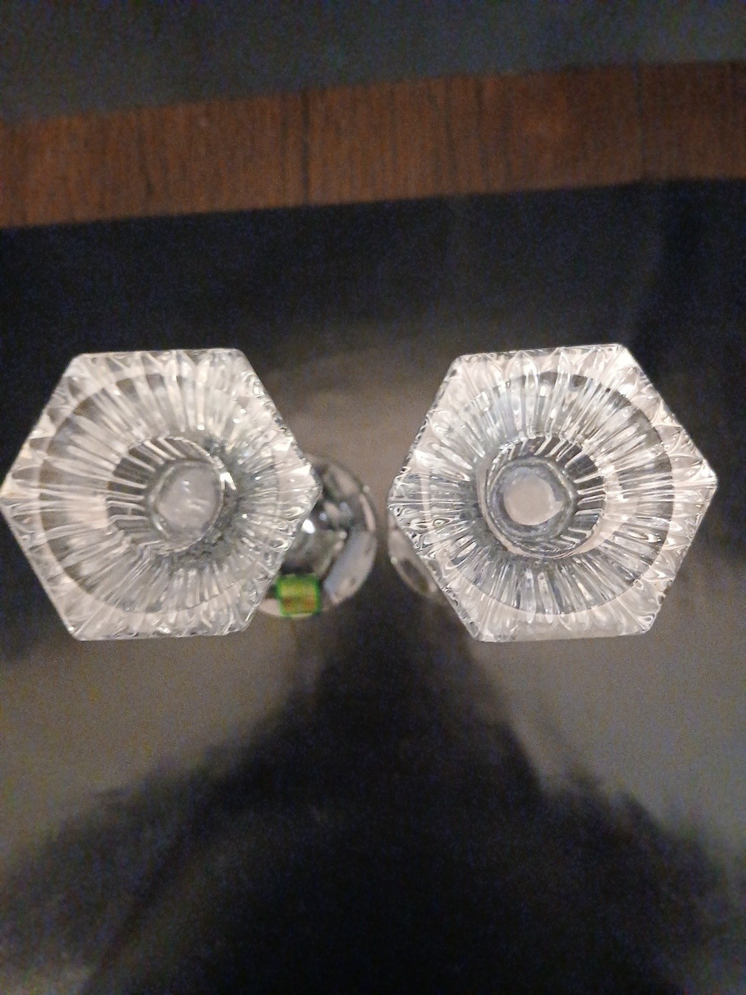 Marquis By Waterford “Festivale” Crystal 8-Inch Candlestick Holders