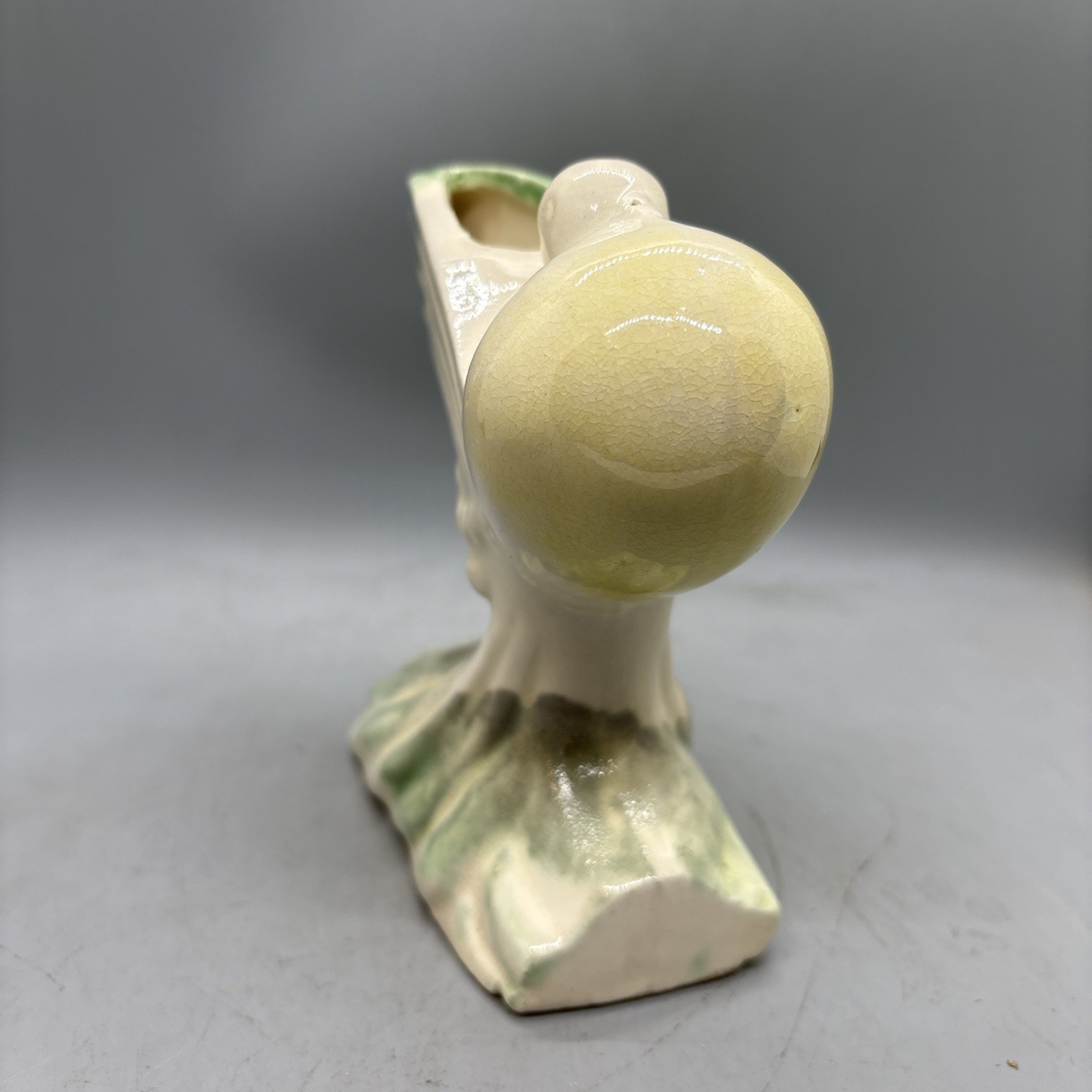 Vintage Nelson McCoy 5 1/2 In Tall 6 1/2 In Long Pigeon Dove Vase Planter