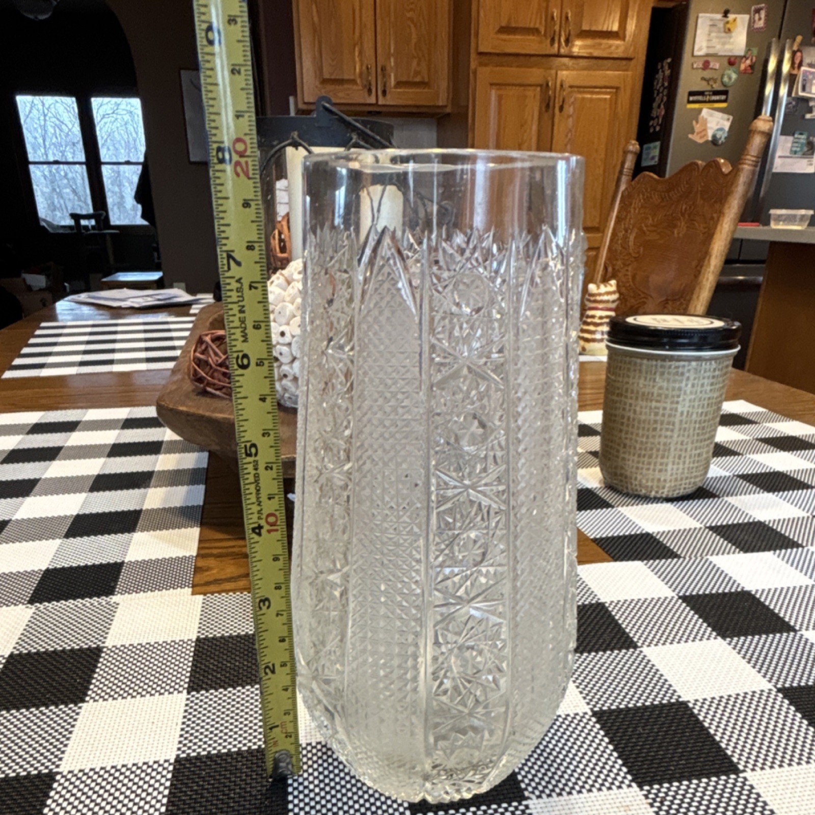 Bohemia Czech Republic Cut Crystal Vases (2)