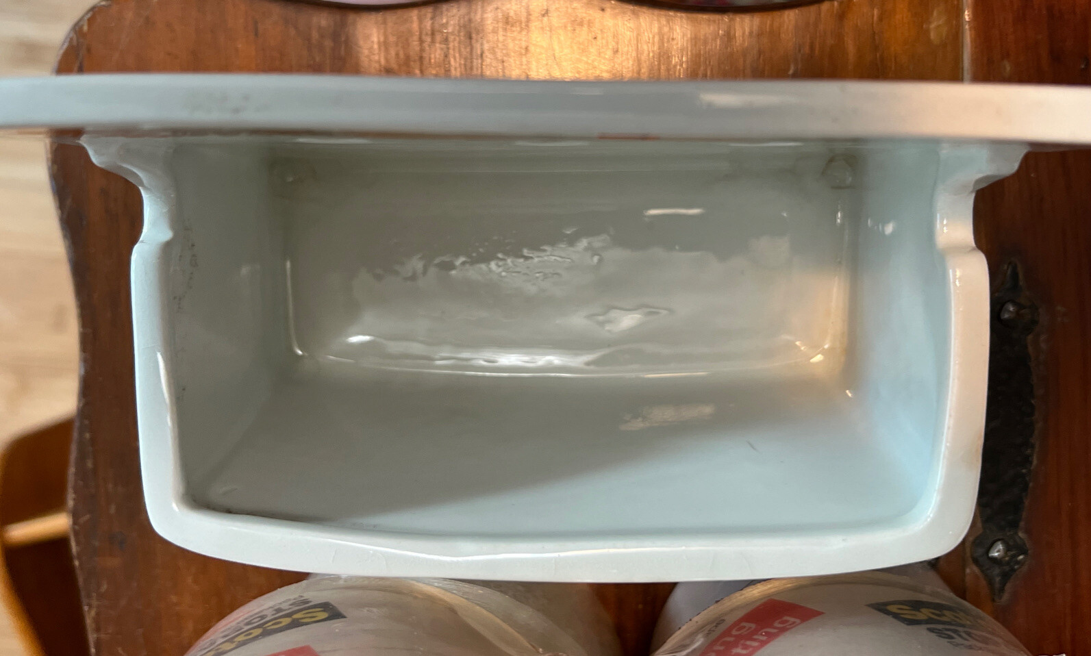 Vintage Salt Box Finland Ceramic
