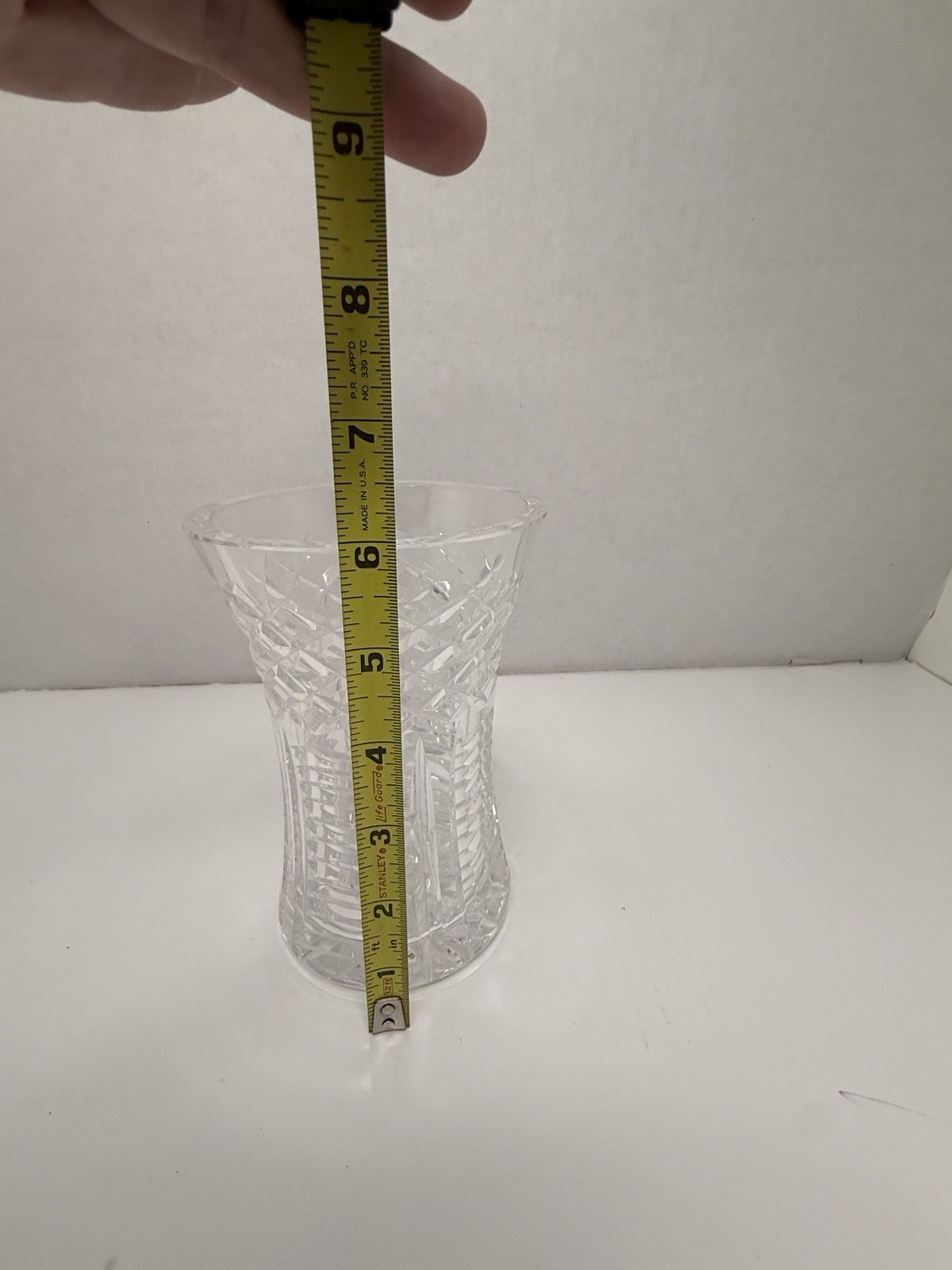 Waterford Alana Crystal Vase 6 1/8 tall