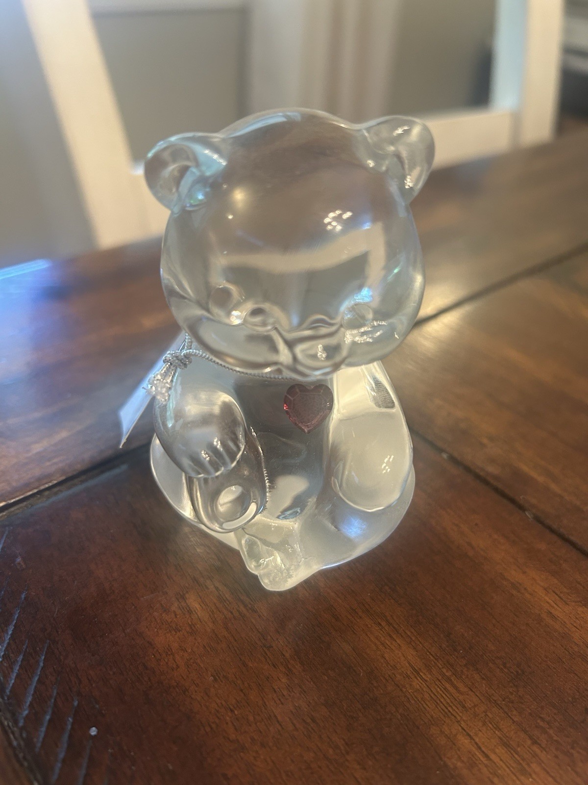 Fenton Glass Birthday bear – February