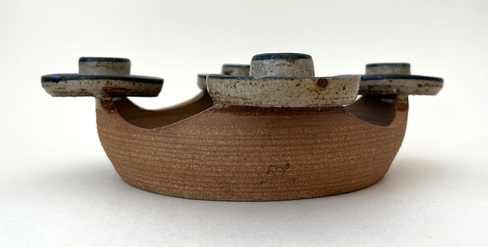 Vintage MCM Finke Keramik Denmark Candle Holder Retro Modernist