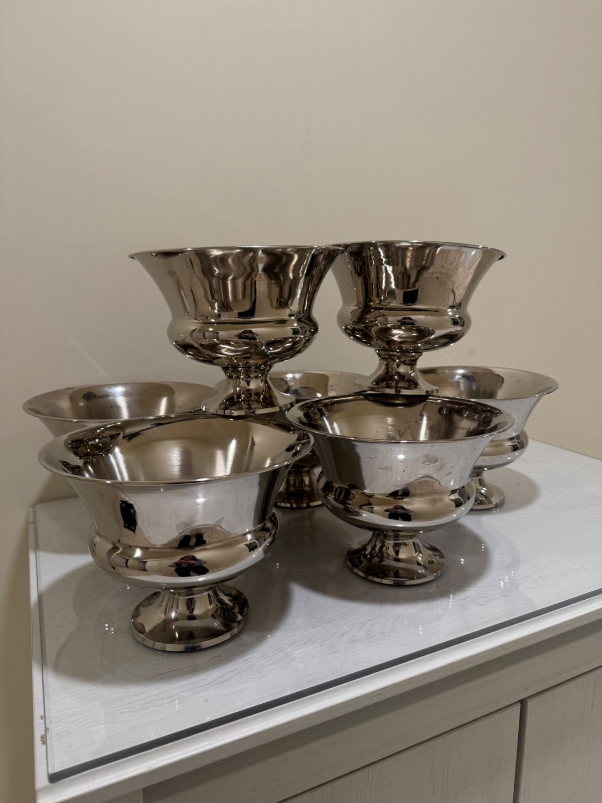 Decorative Bowl 8.5” x 6” – Jamali Garden Style – Heavy Metal – Made in India