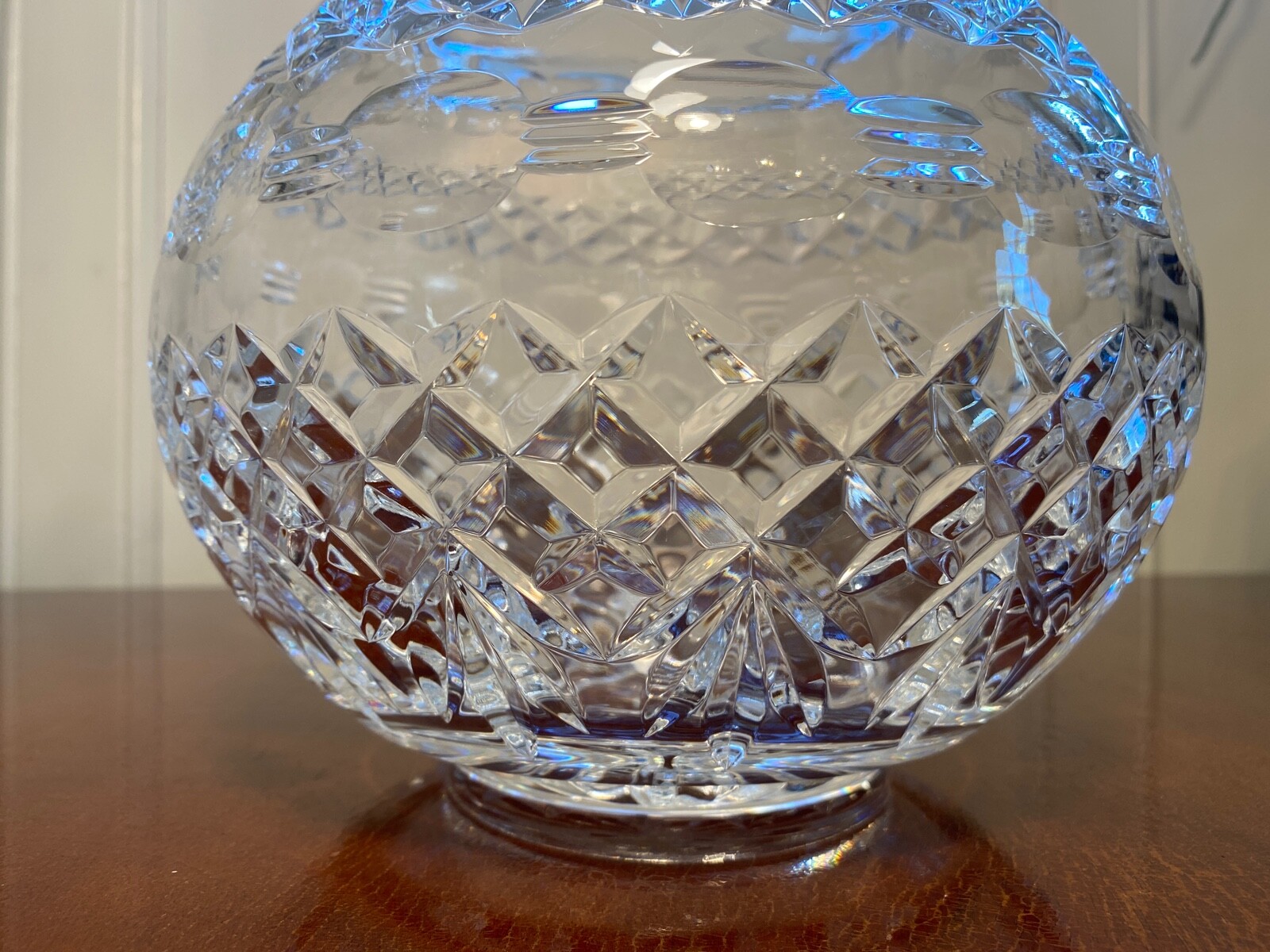 Signed WATERFORD CRYSTAL American Heritage Martha Washington Unity Bowl Vase