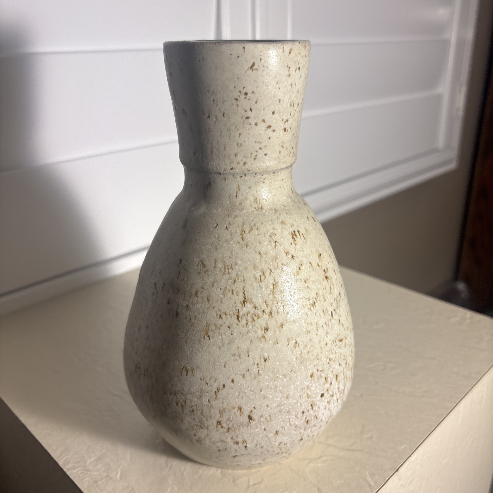 French La Borne Studio Pottery Stoneware 8” Vase / Vessel – Signed La Borne 2lbs