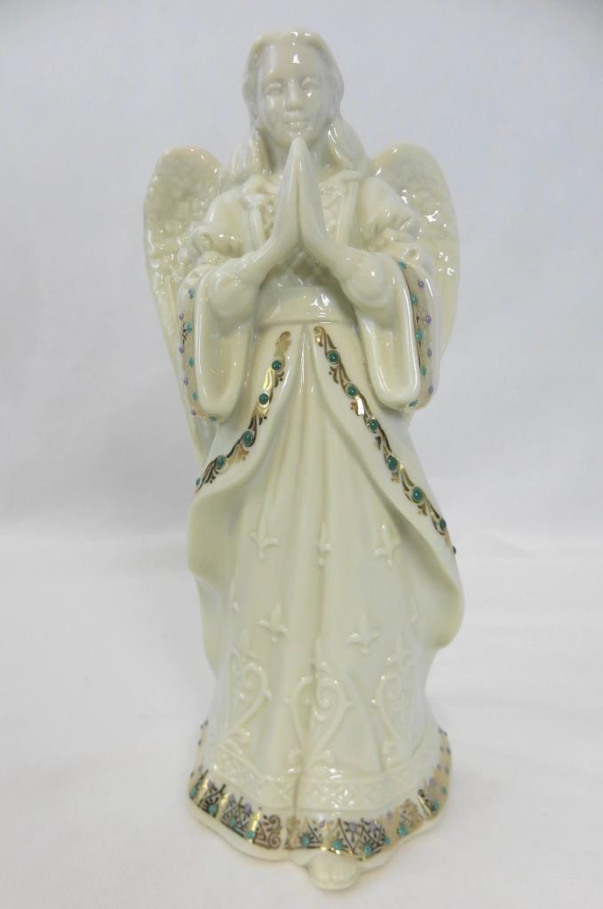Lenox China Jewels Angel of Love w/Praying Hands 1996 USA 9″