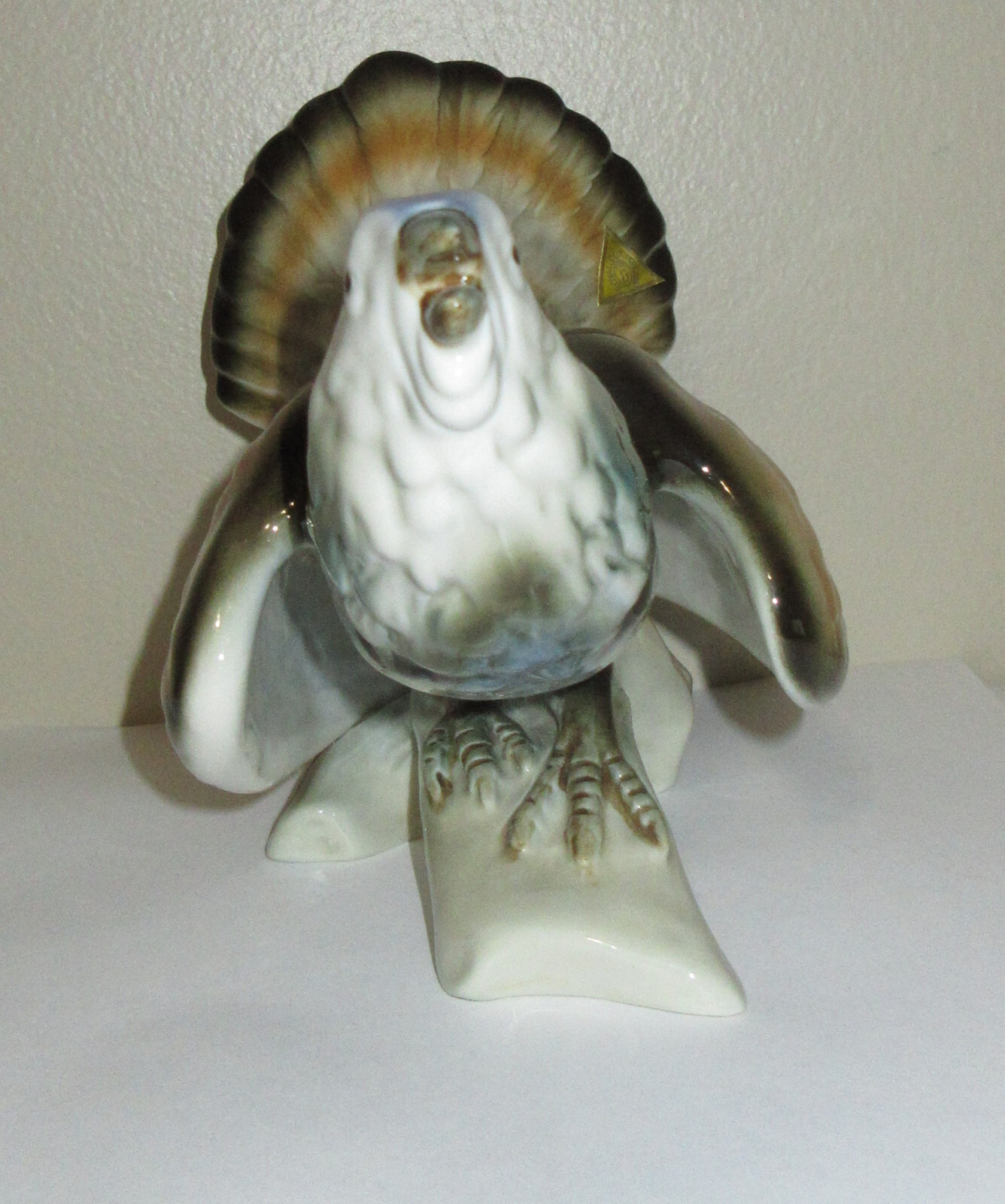 Royal Dux Figurine Game Bird Grouse Porcelain #399 Hand Painted 7.5″ Vtg ’70s