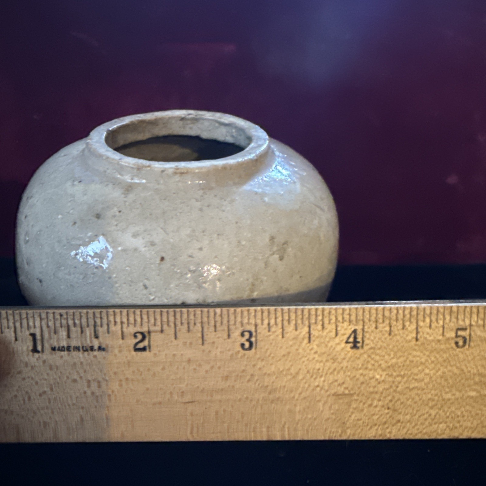 Vintage Stoneware Studio Pottery Bud Vase – Unsigned – Japan – Mid 20th Century