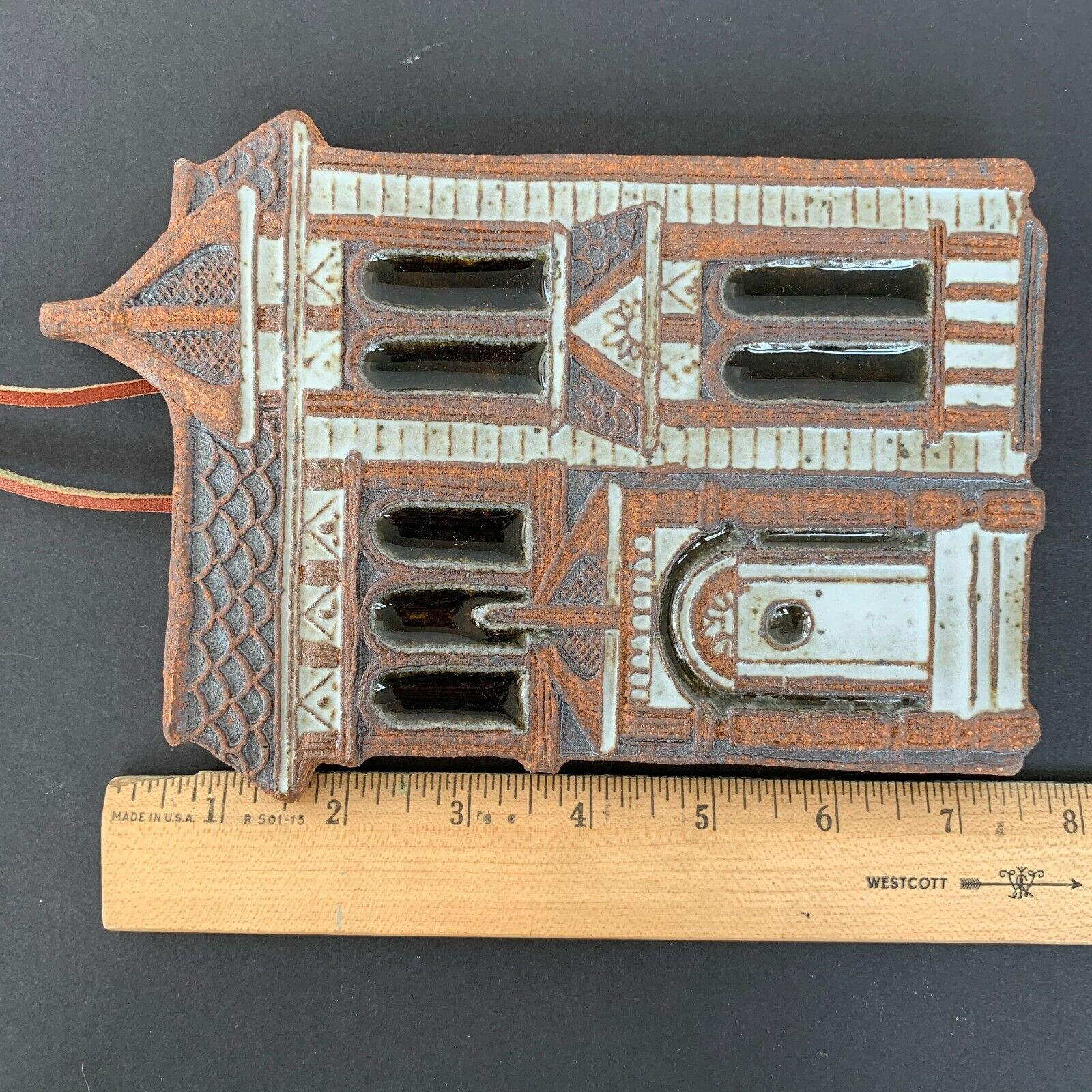Victoria Littlejohn Ceramics Row House Trivet Wall Hanging Studio Art Pottery