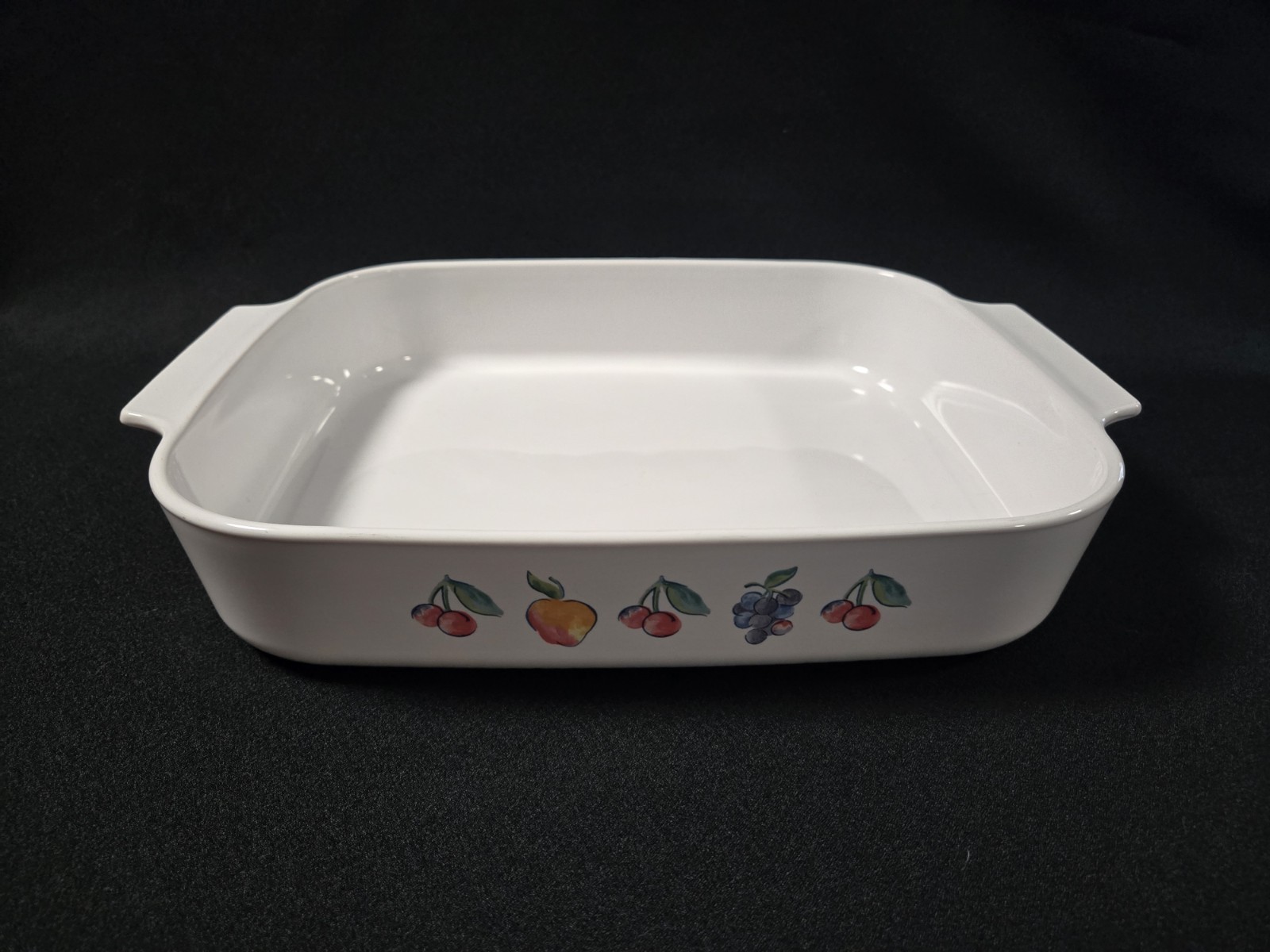 Corning Ware OPEN ROASTER Fruit Basket A-21-B-N 12 1/4″ x 10 1/2″