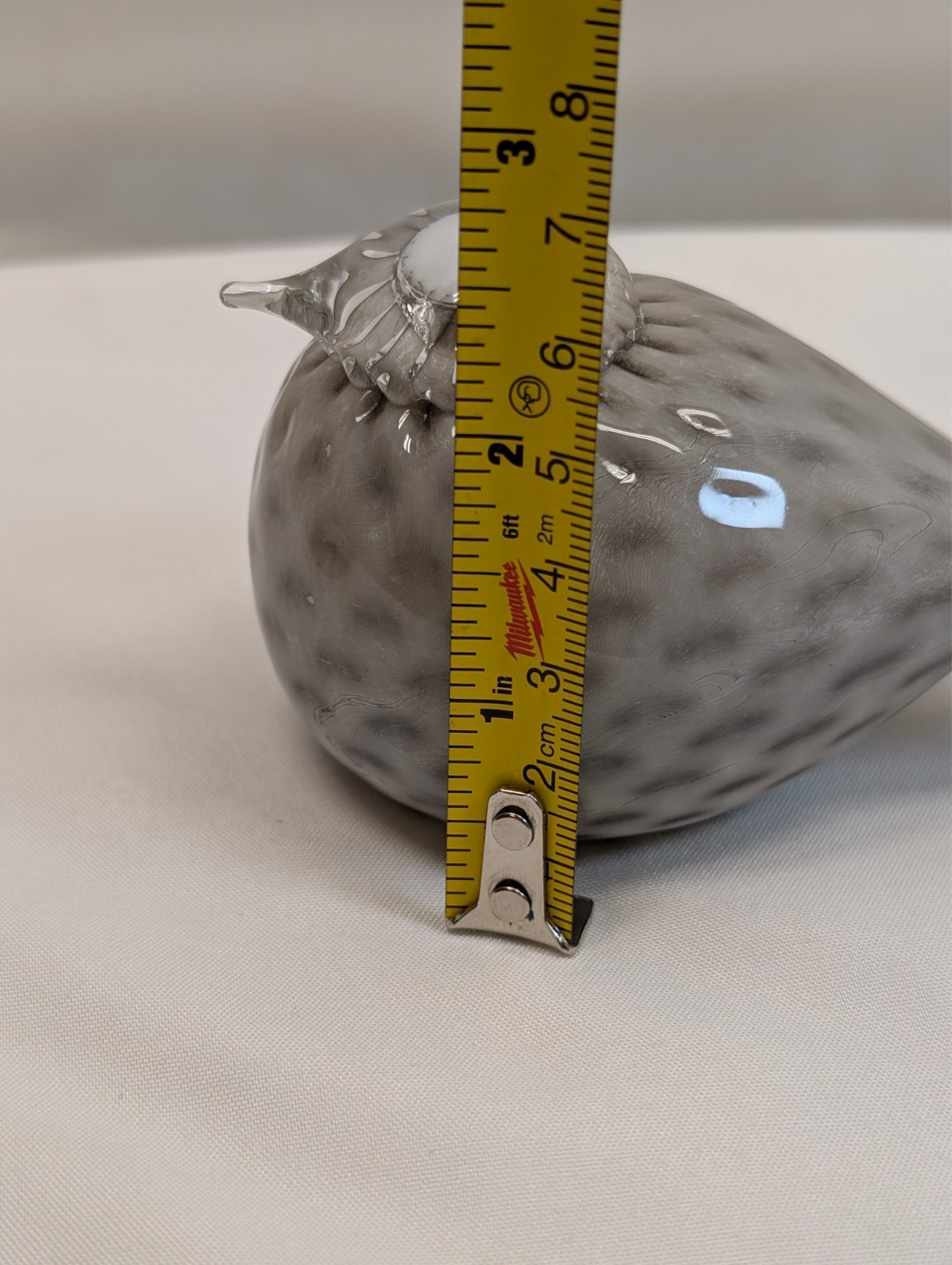 Iittala Oiva Toikka Tilda Art Glass Bird Figurine w/ Box Finland