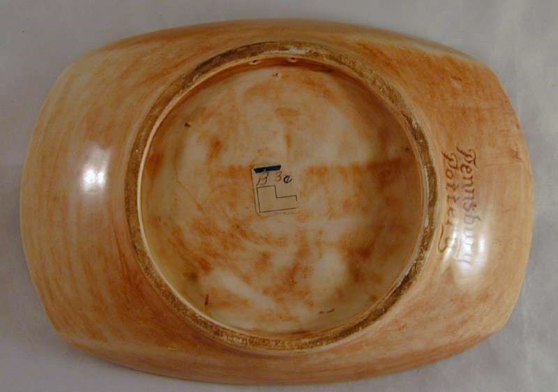 Unusual Pennsbury Pottery Plaque NYC HRRR “999” Locomotive 1891