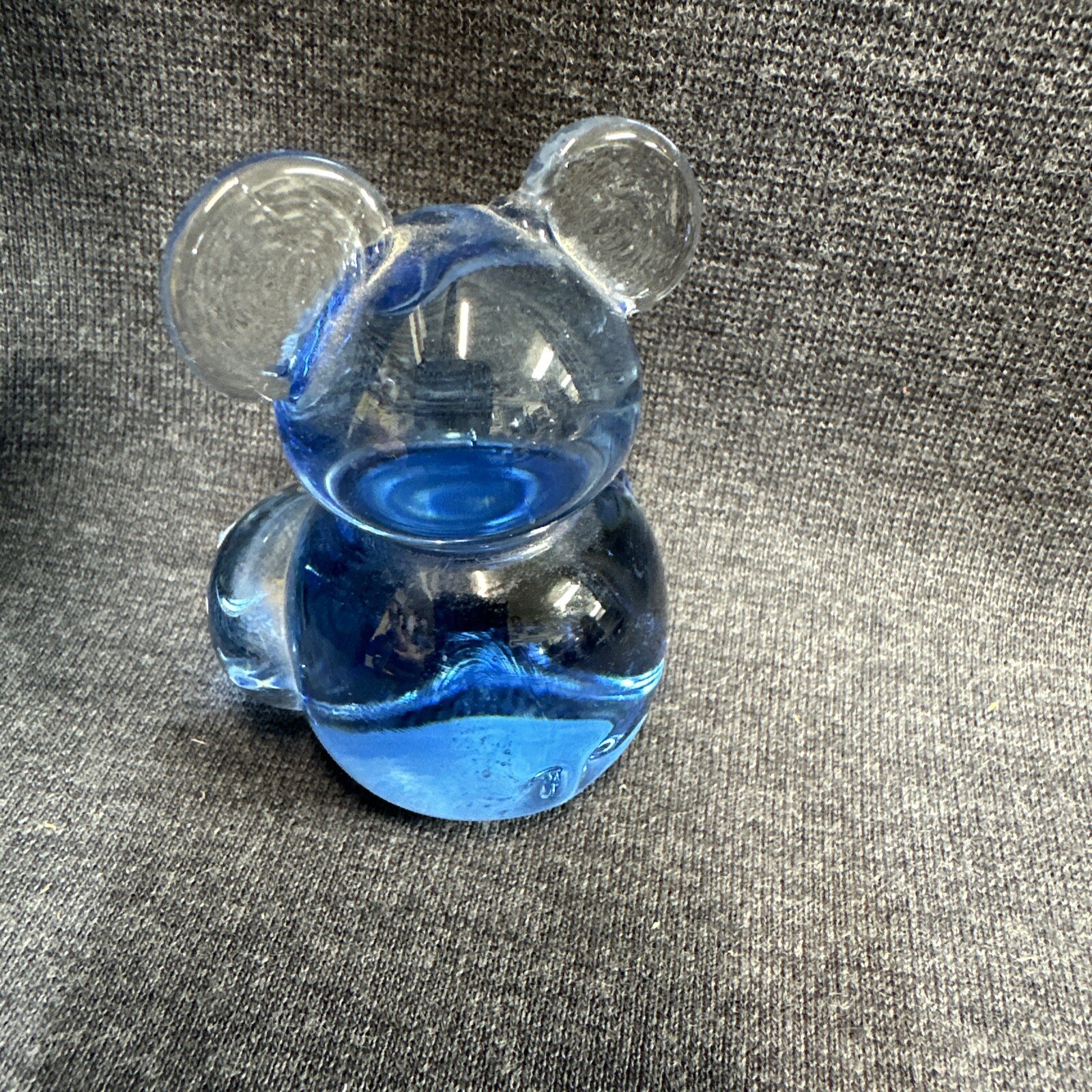 Gallery Blue Glass Koala Bear Paperweight United States Commemorative Fine Arts