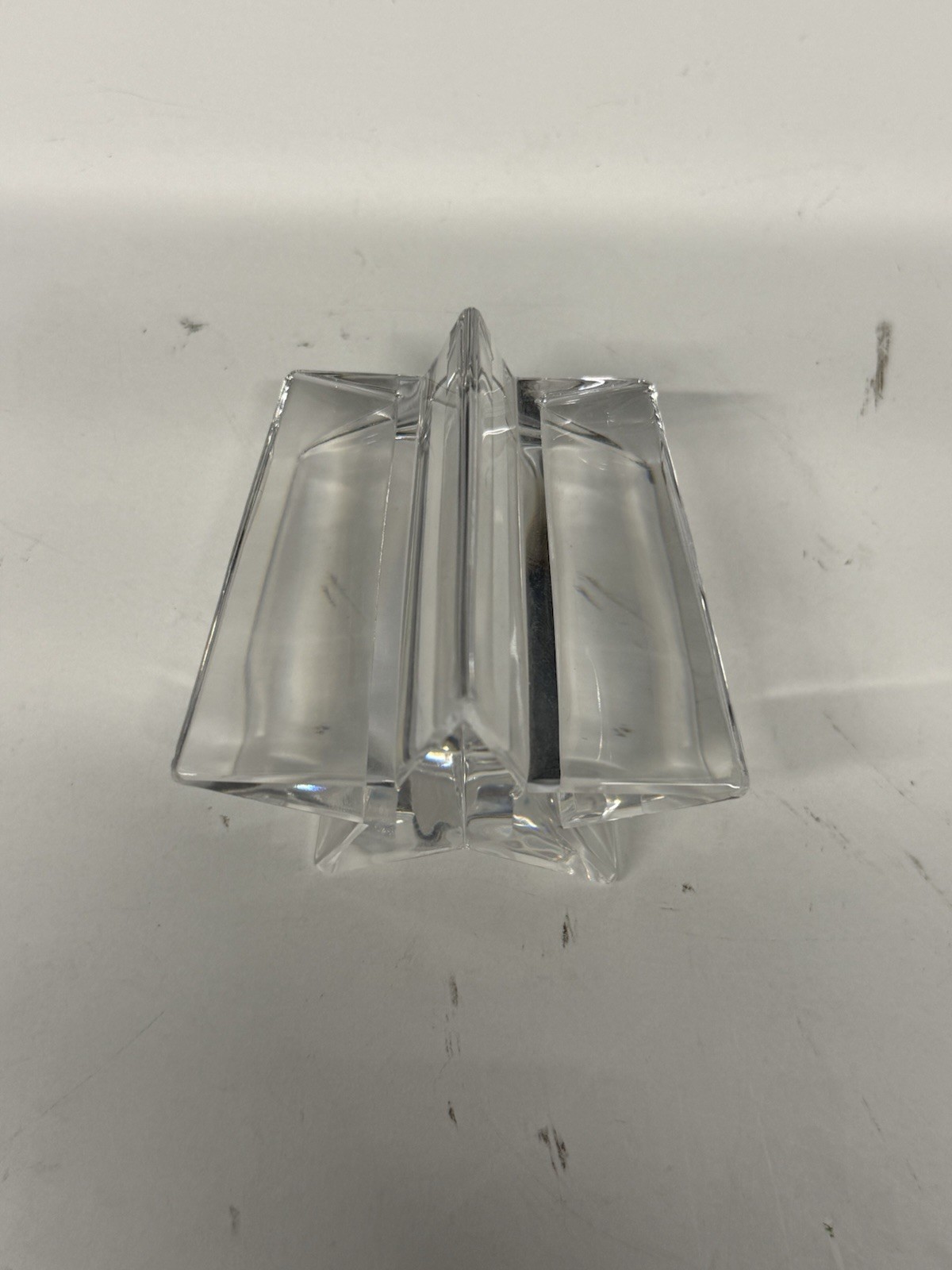 Crystal shooting star paperweight