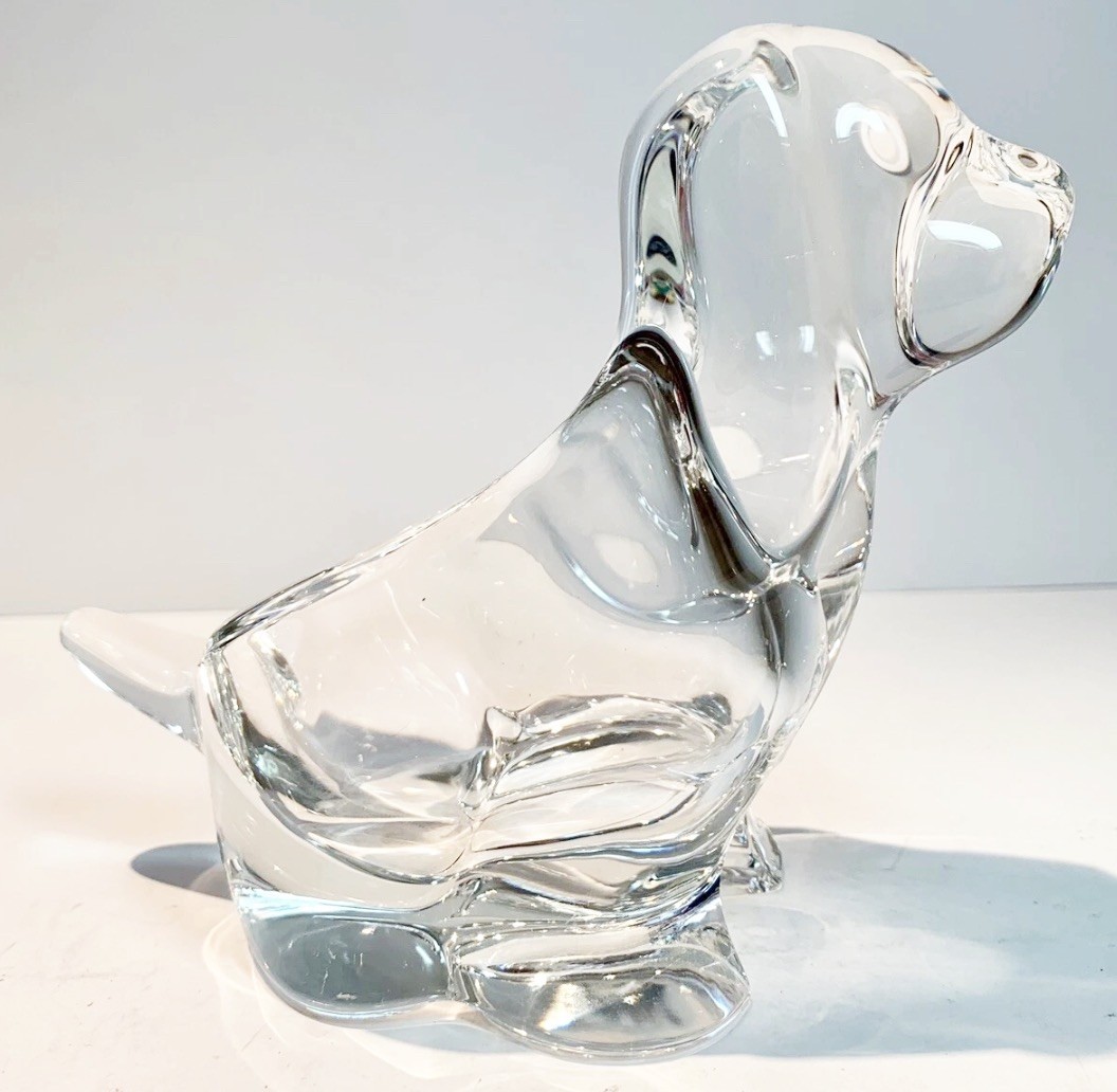 Sasaki Crystal Art Glass Puppy