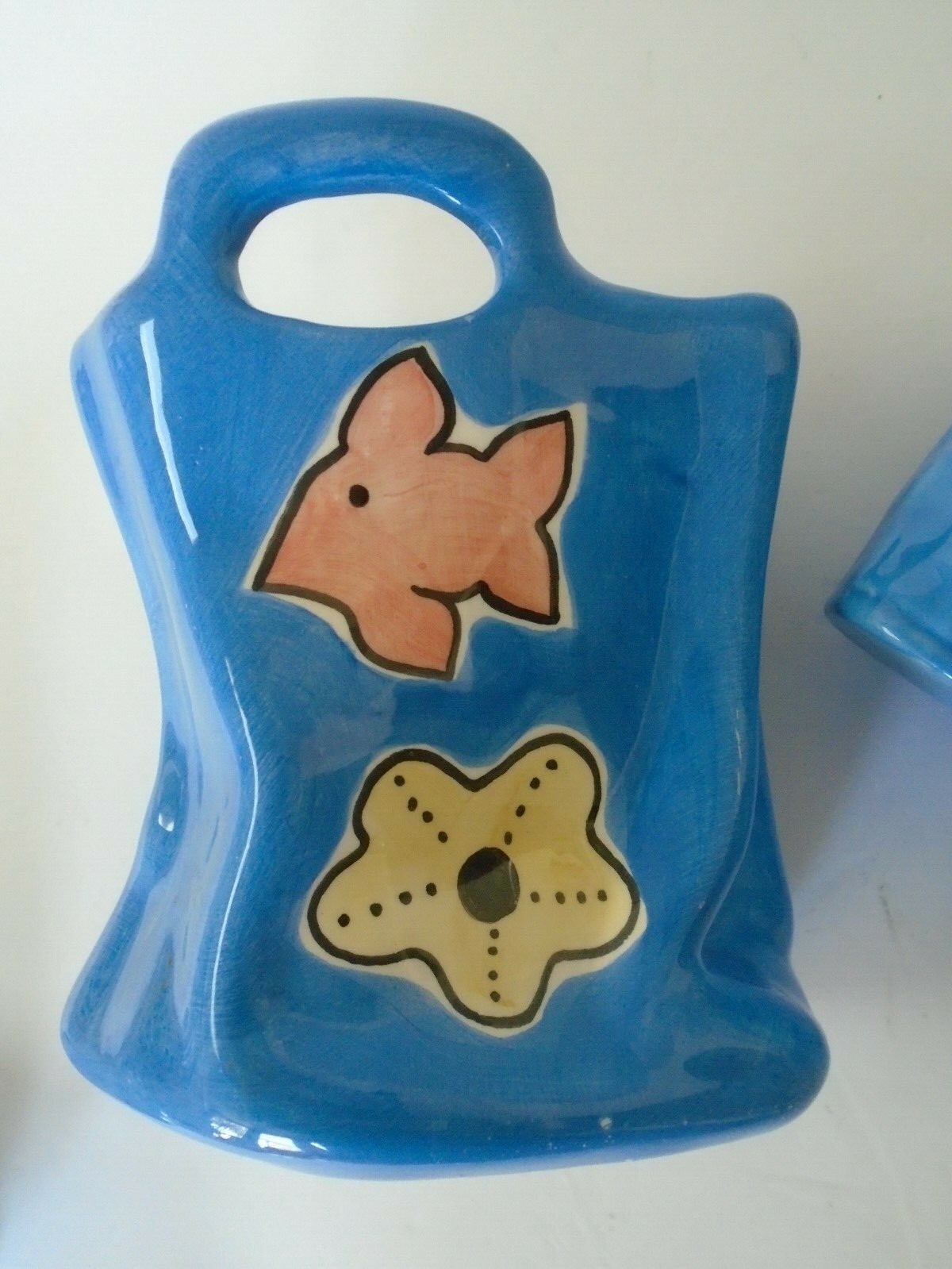 Planters Vase Set T-Shirt & Shopping Bag Hand Made Ceramic 4.5″ & 5.5″ High