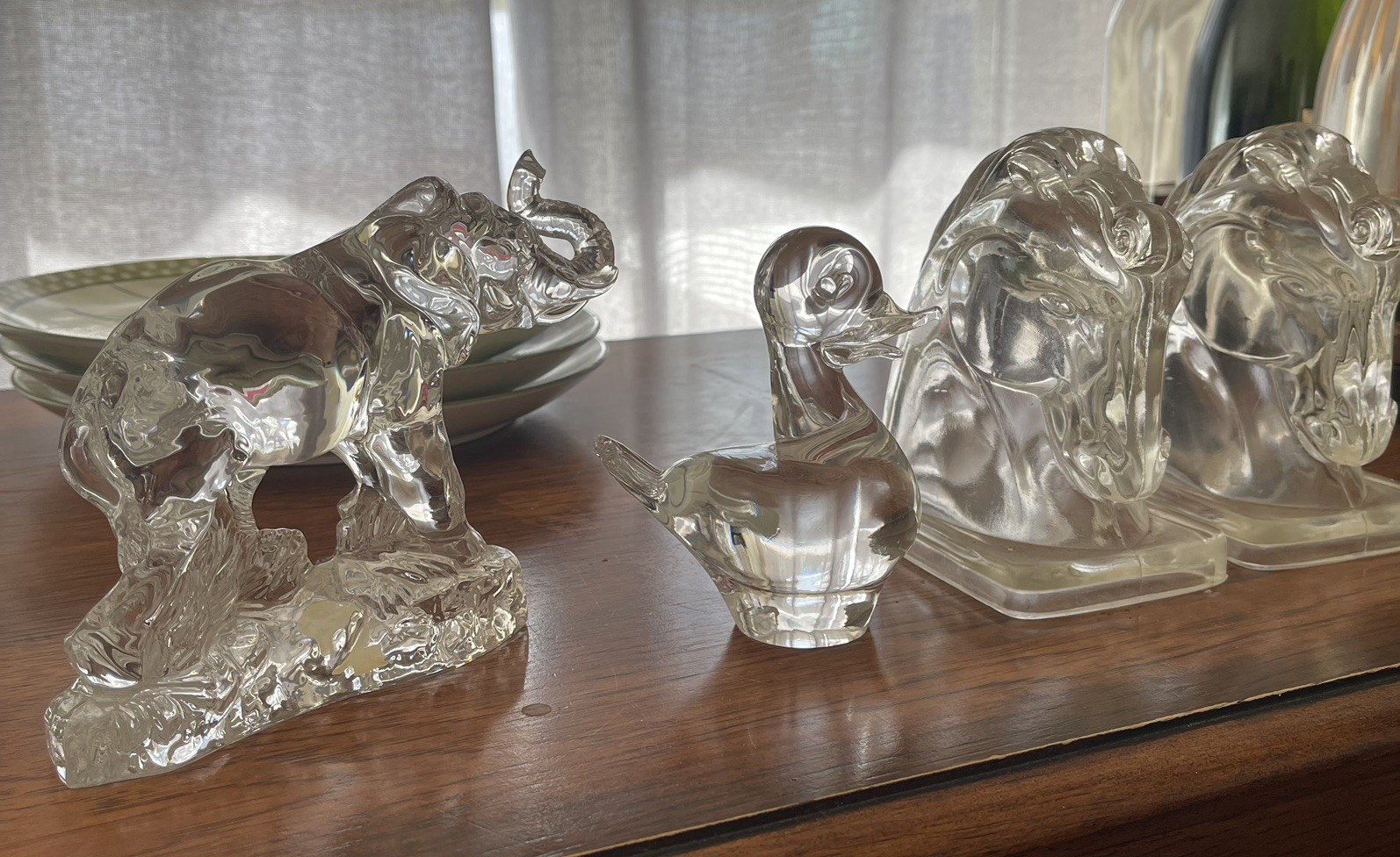 Waterford Crystal Elephant Sculpture Paperweight