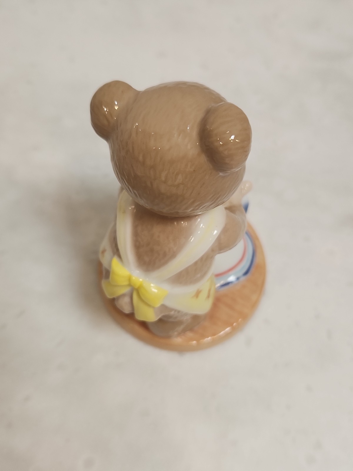 Bing Grondahl 2001 Victoria Porcelain Teddy Bear Figurine Mother Baby Bath B&G