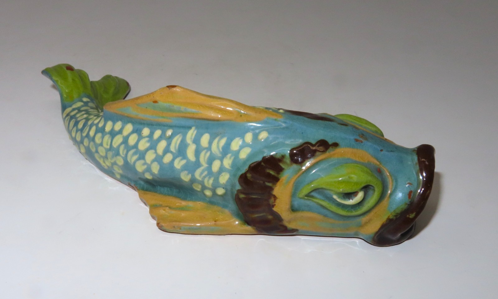 C. H. Brannam Barum Ware Pottery – Rare 1900’s Wall Vase 7.5″ inches in length