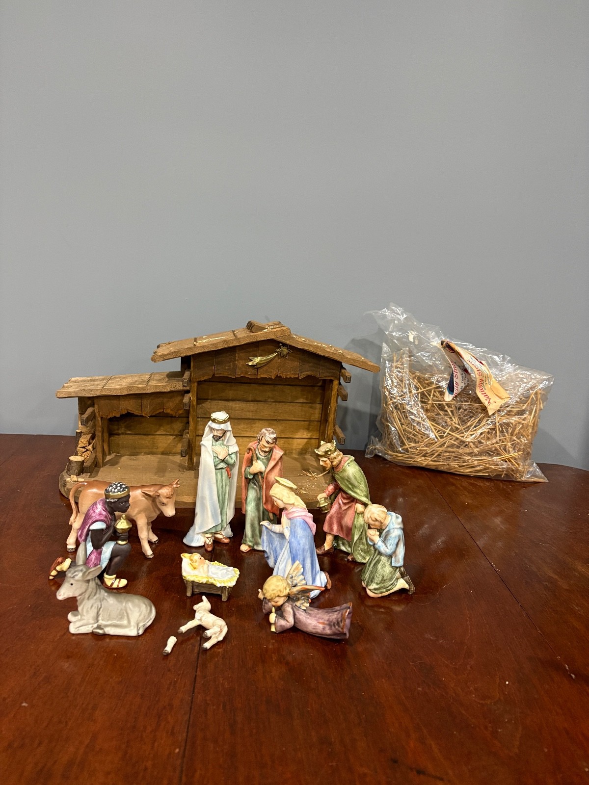 12 Piece Goebel Hummel Nativity Set (As is)