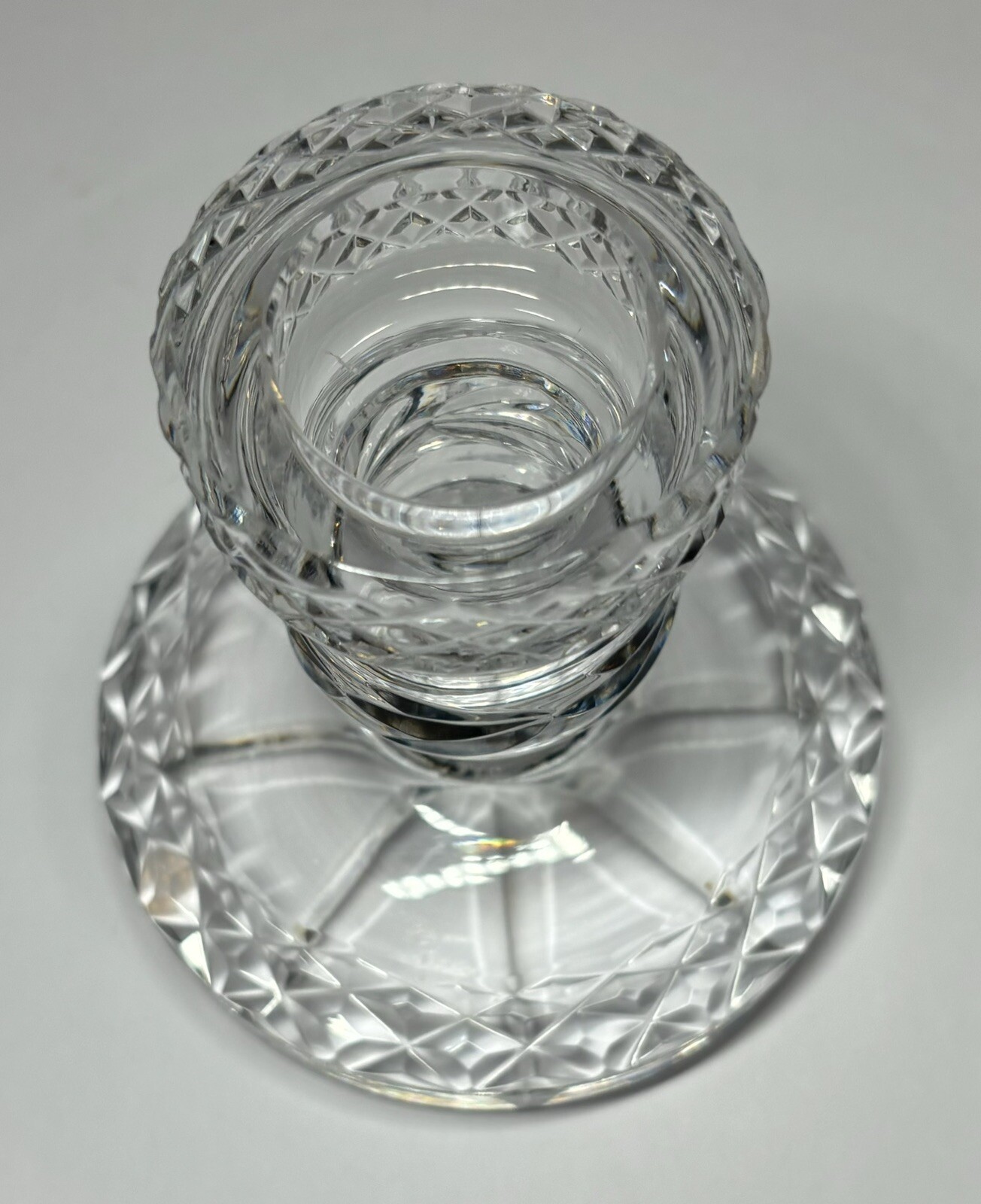 Waterford Crystal Glandore 3 3/8” Candlestick Candle Holder ~ Discontinued