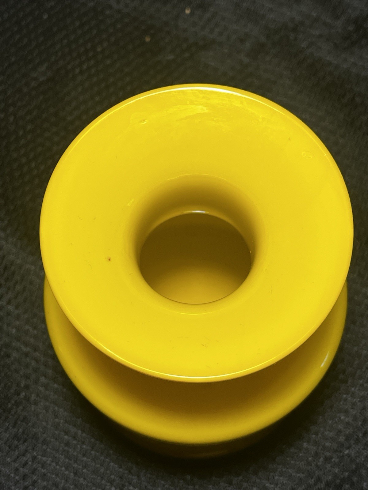 MCM Holmegaard Carnaby Yellow Cased Glass Vase by Per Lutken Palette Series
