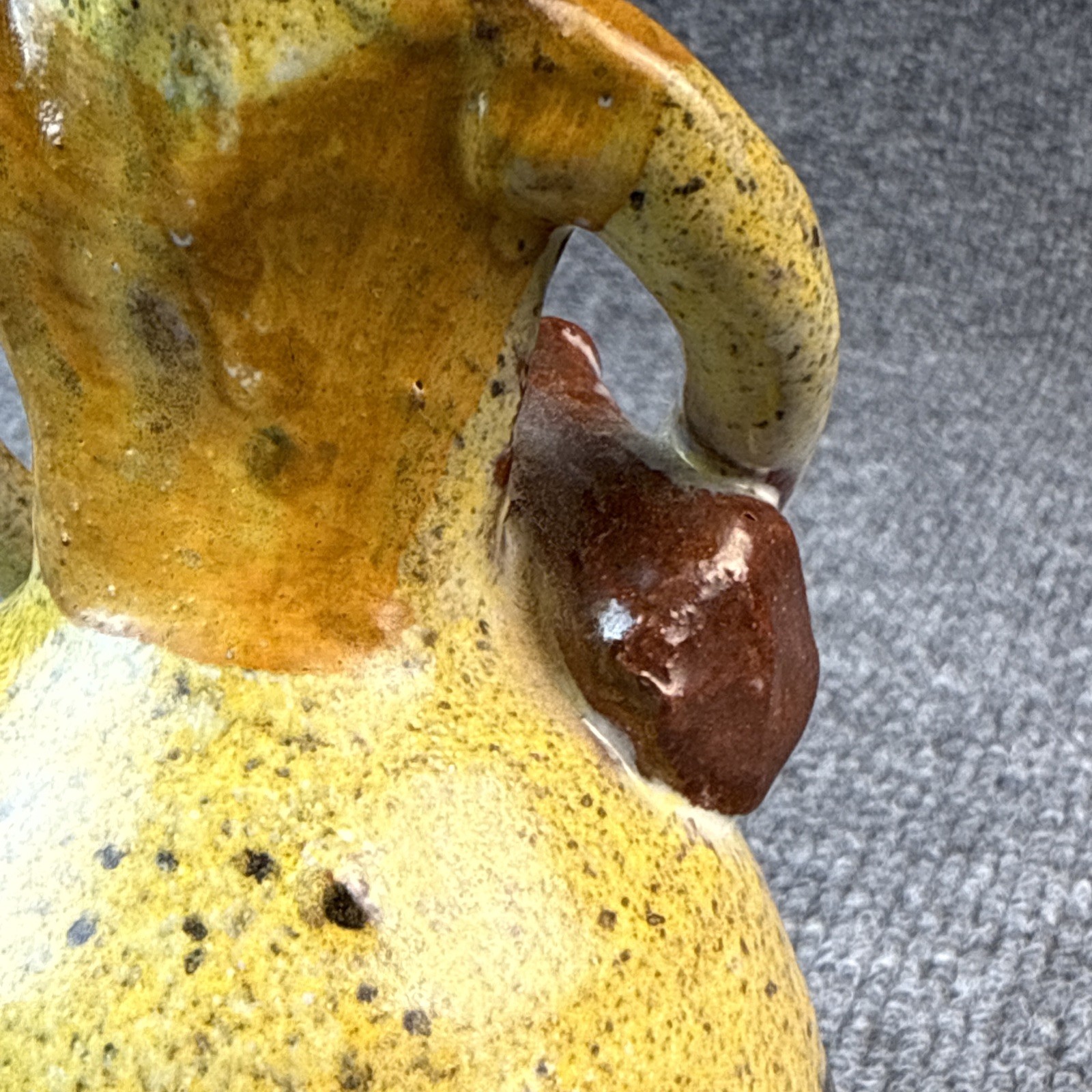 Vtg Alfaraz Spanish woman Hors d’oeuvres server/Miguel Duran-Loriga Sculpture