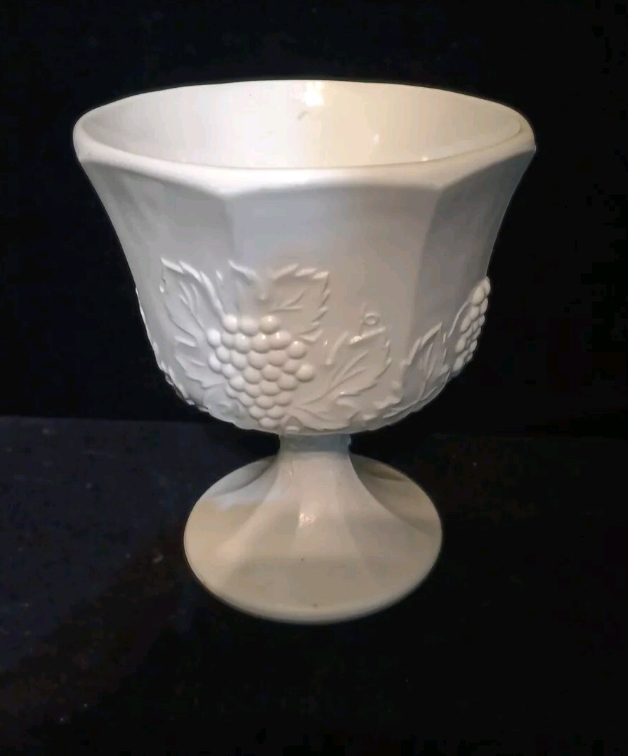 Hoosier Milk Glass Planter Vases Assorted White Wedding Bridal Cottage Lot of 5