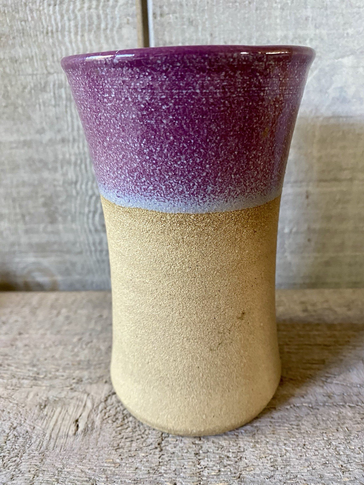 Alana Hughes Studio Pottery Tumbler Stoneware Mug Bicycle