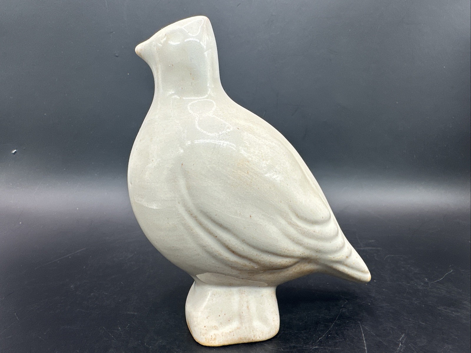 Vtg Shearwater Pottery Bird Figurine Quail Dove