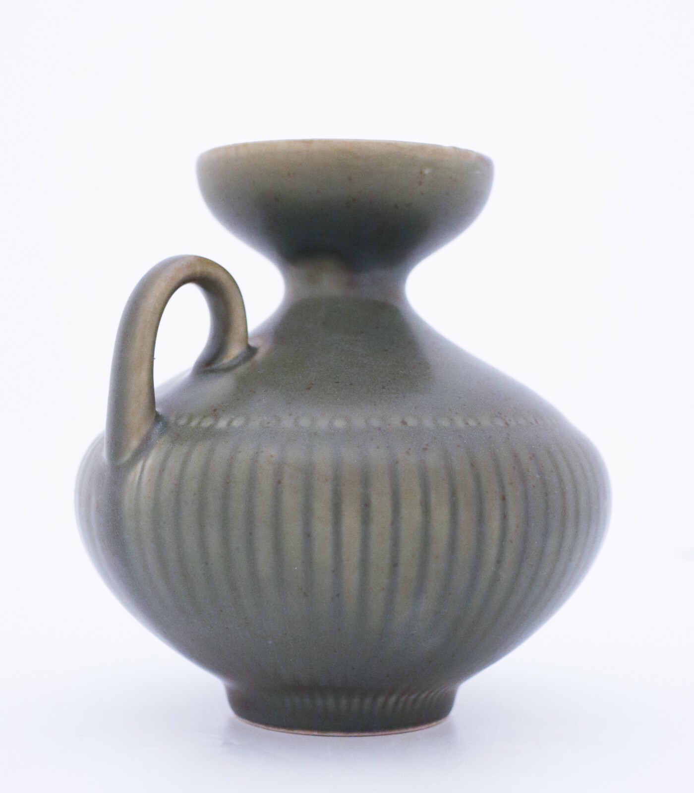 Gray Porcelain Vase “Collier” – Gunnar Nylund – Rörstrand – Mid 20th Century