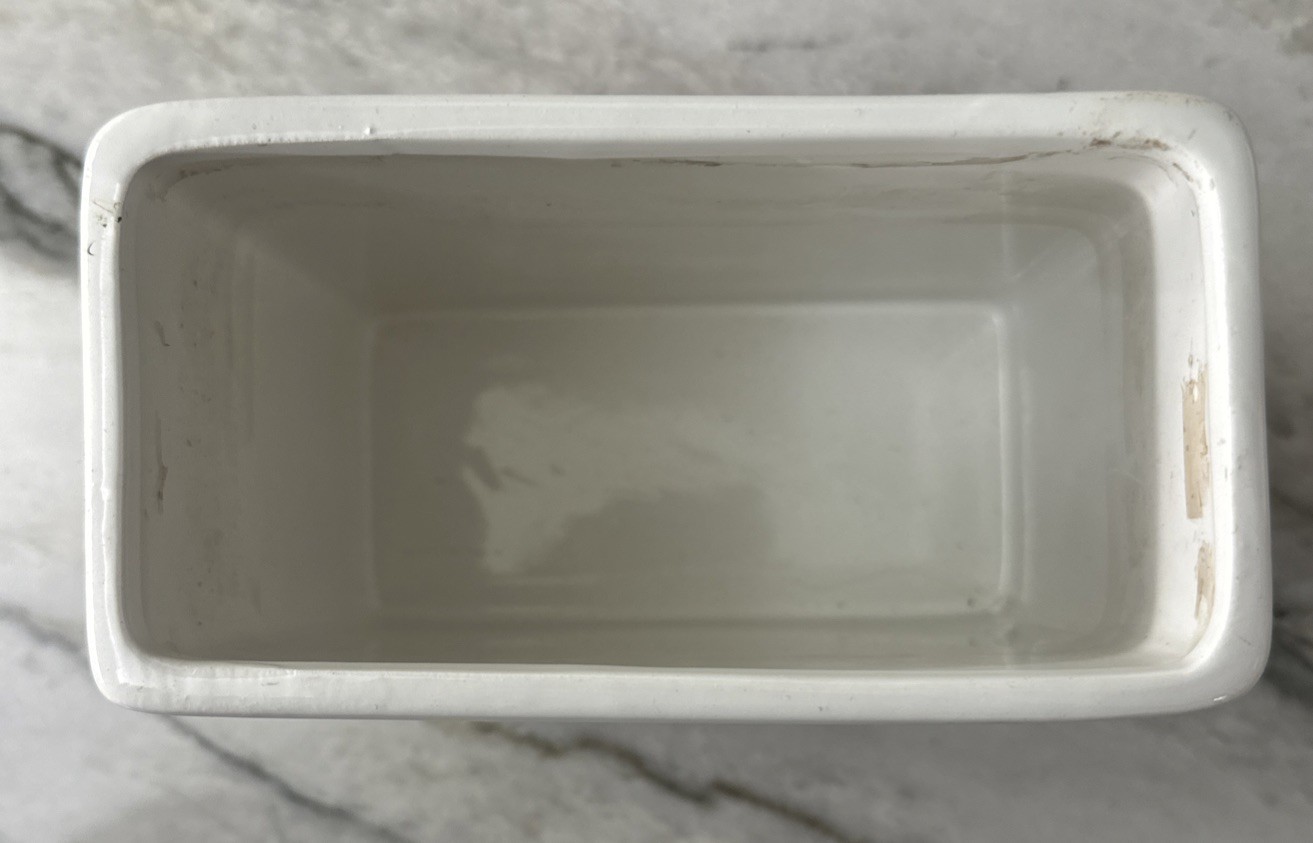 FTD HAPPY BIRTHDAY RECTANGULAR PLANTER CONTAINER VASE