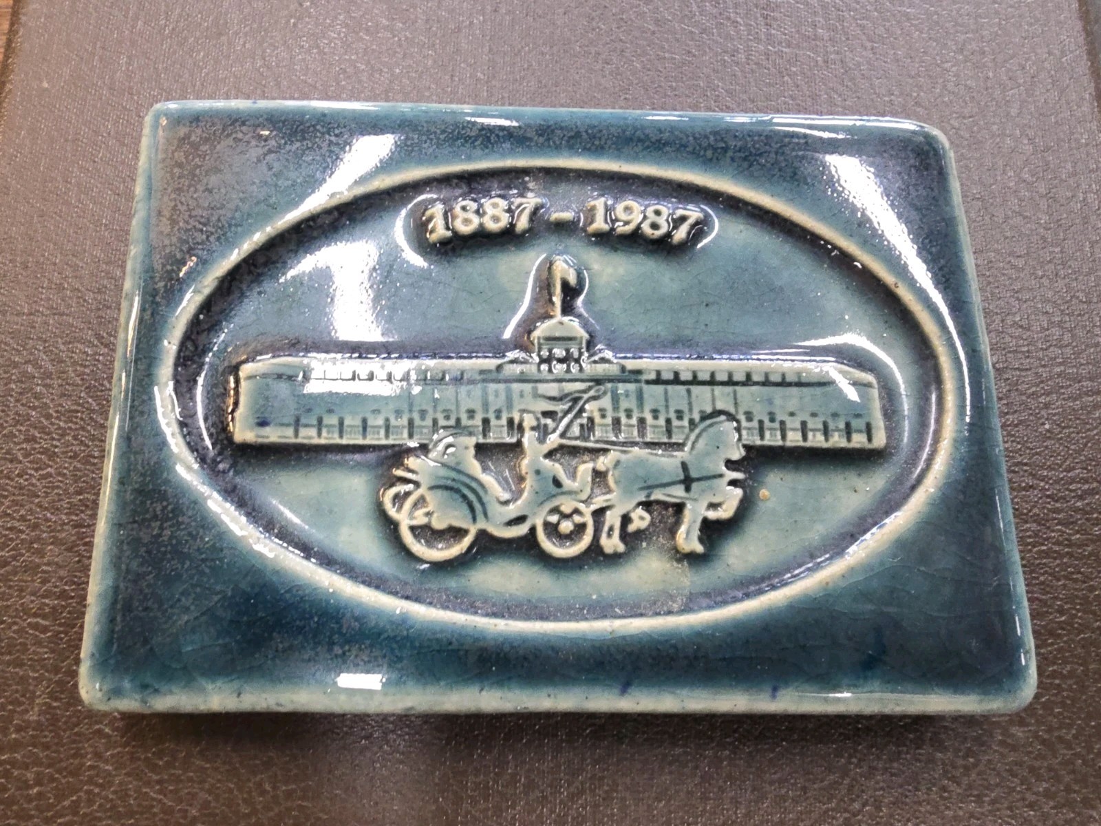 Pewabic Pottery Tile 100th Anniversary Grand Hotel Mackinac Island—RARE!