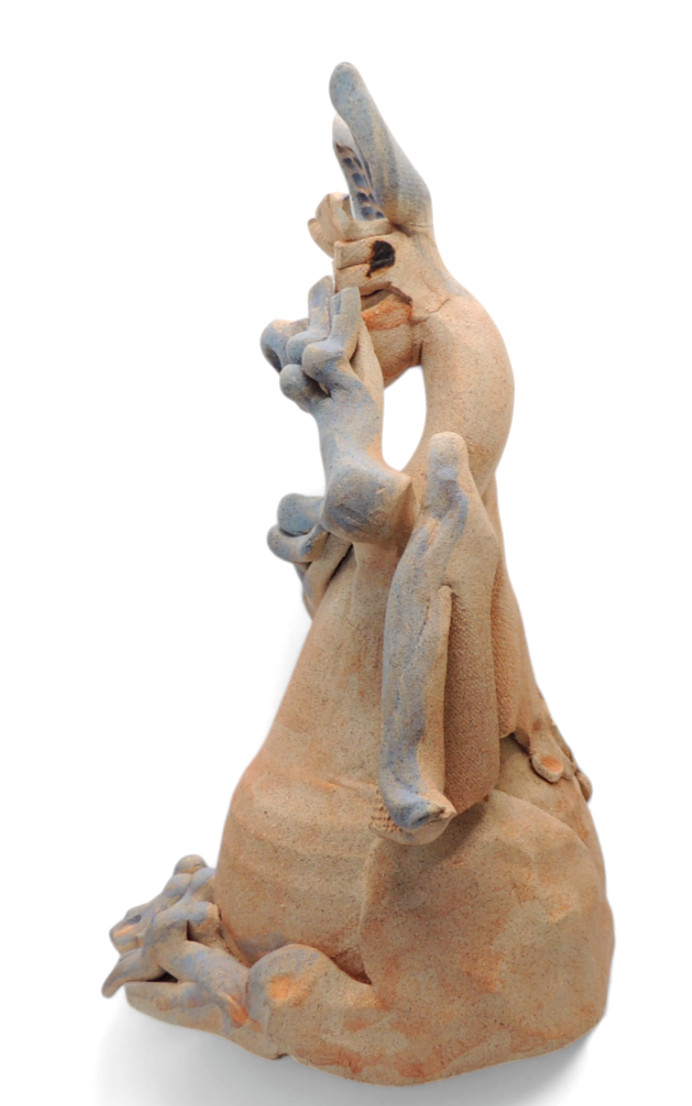 Stoneware Pottery Dragon Unbranded FLAW