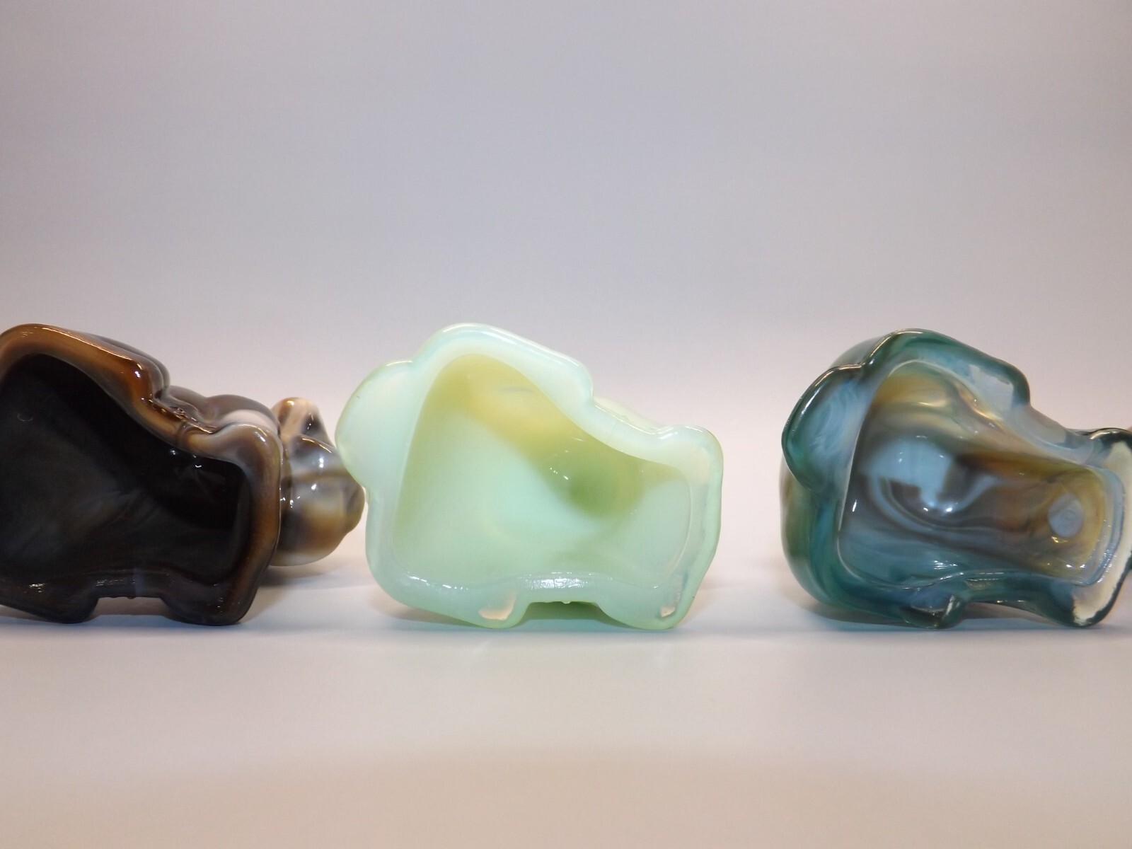Vintage Degenhart Glass Pooche Dog, Pooch Dogs, Lot of 4, #4