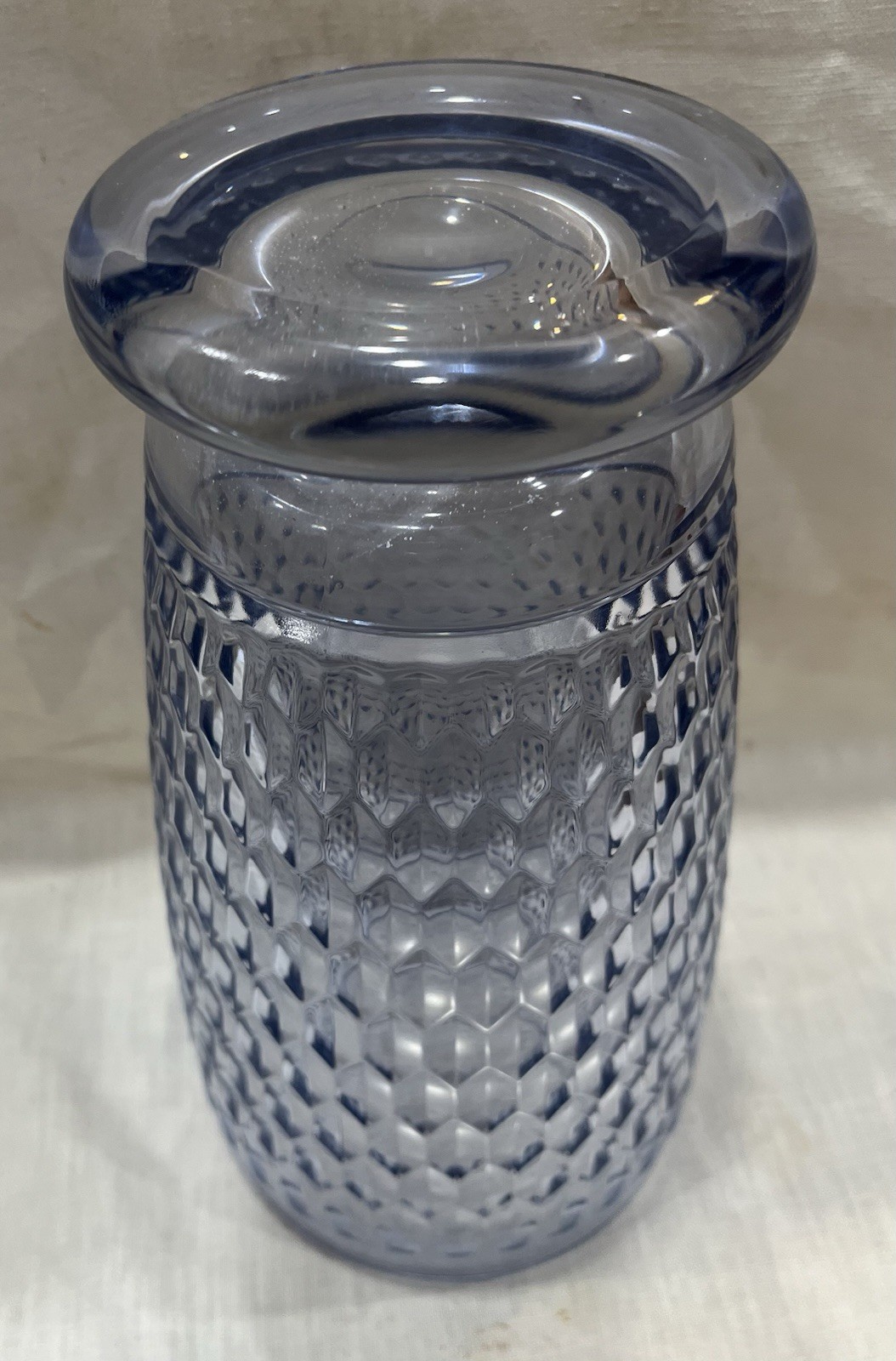 Villeroy & Boch “Boston Blue” 9.75” Highball Crystal Vase Heavy