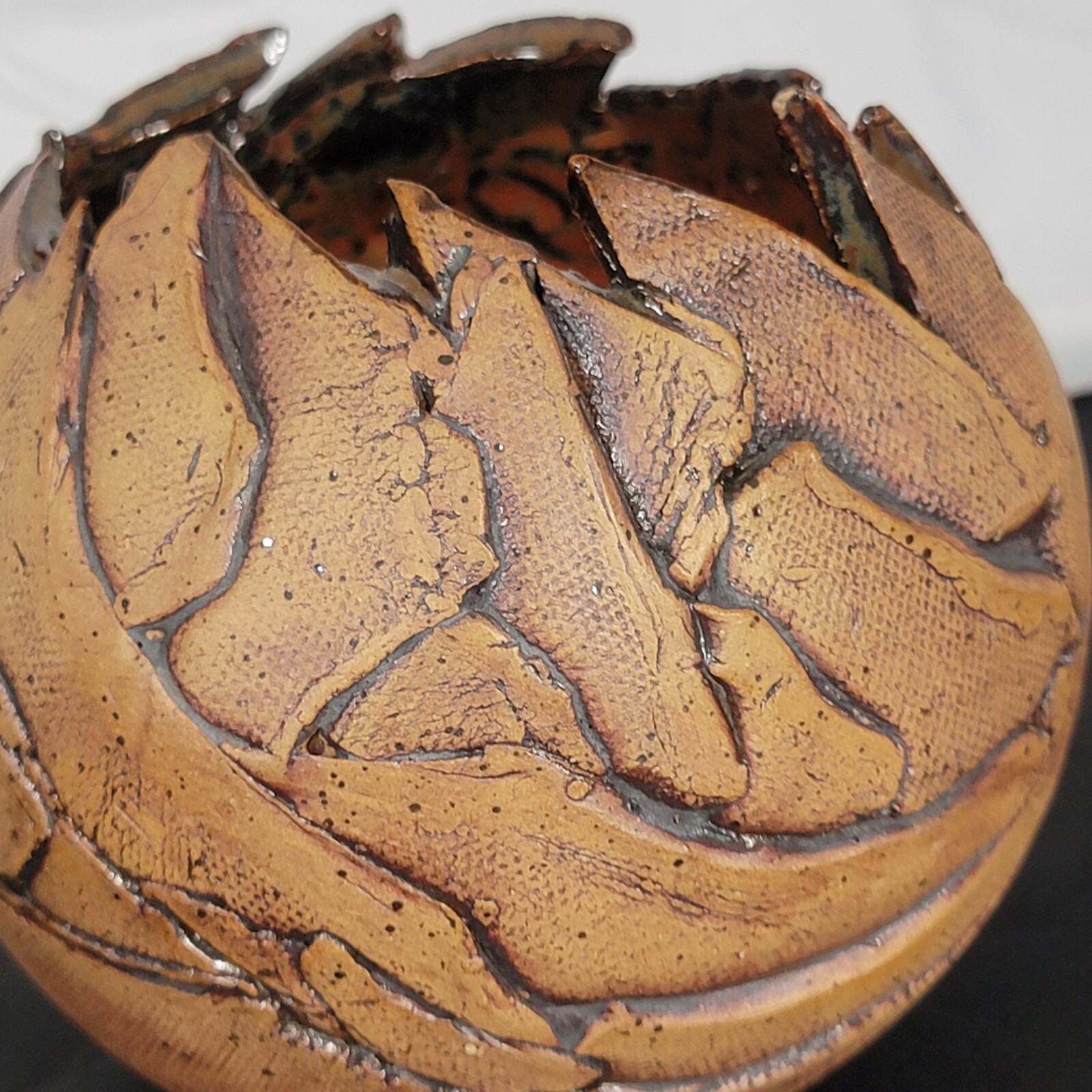 Rare MCM Pottery Ceramic Art Gallery Fired Vase Bowl Sculpture Vessel